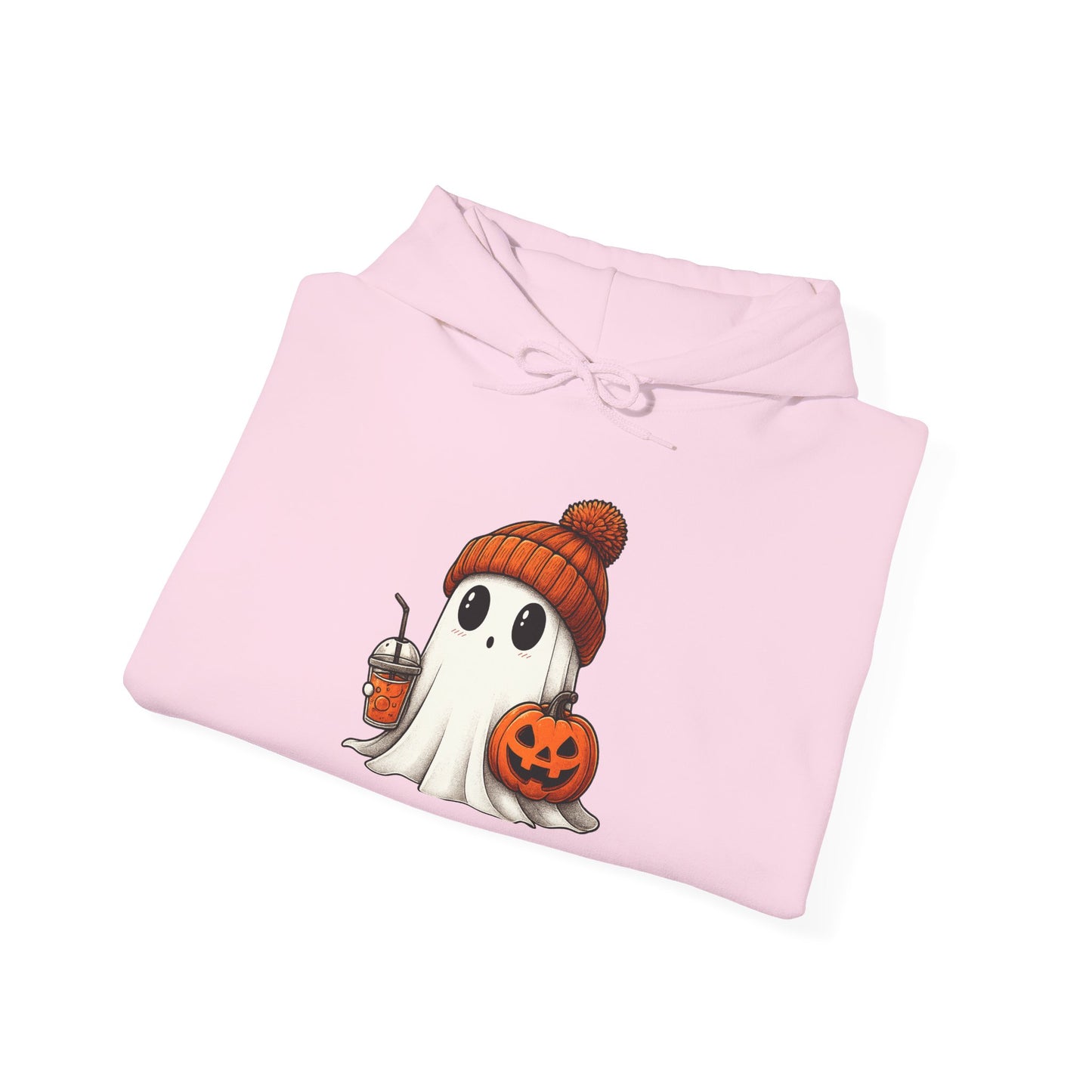 Halloween Ghost Hoodie, Unisex Halloween Apparel, Cute Pumpkin Design, Halloween Party Outfit