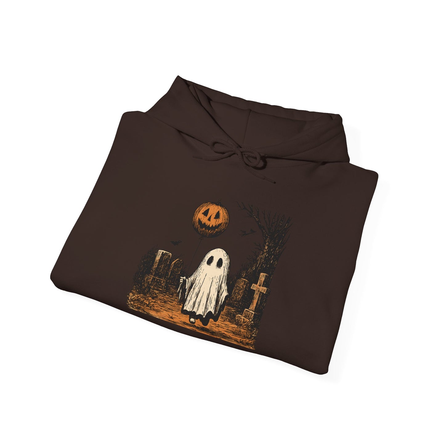 Halloween Ghost Hoodie, Cozy Unisex Hoodie, Spooky Season Apparel, Fall Fashion, Trick or Treat Gift