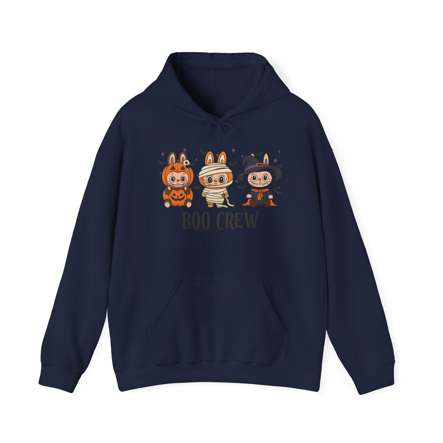 Boo Crew Halloween Unisex Hoodie, Cute Monster Costume, Spooky Vibes, Fall Fashion