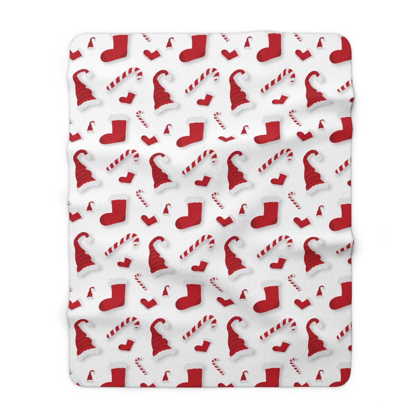 Christmas Candy Cane Blanket