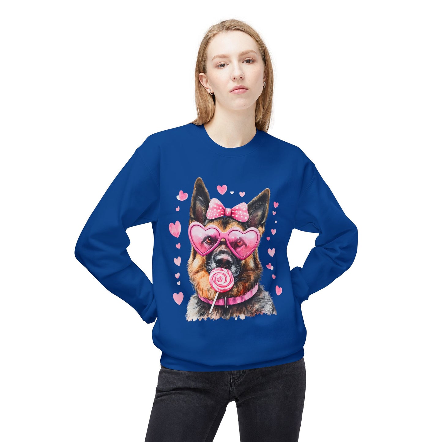 Valentines Unisex Midweight Softstyle Fleece Crewneck Sweatshirt