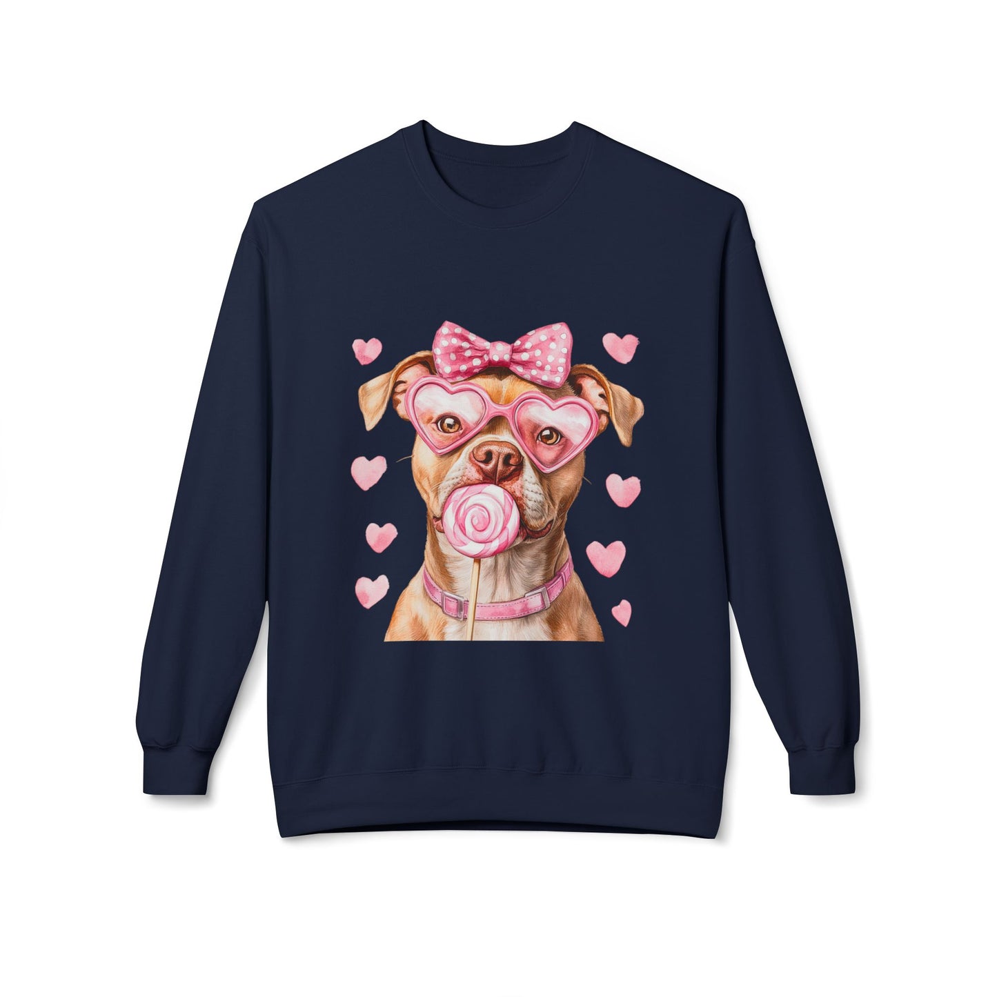 Valentines Unisex Midweight Softstyle Fleece Crewneck Sweatshirt