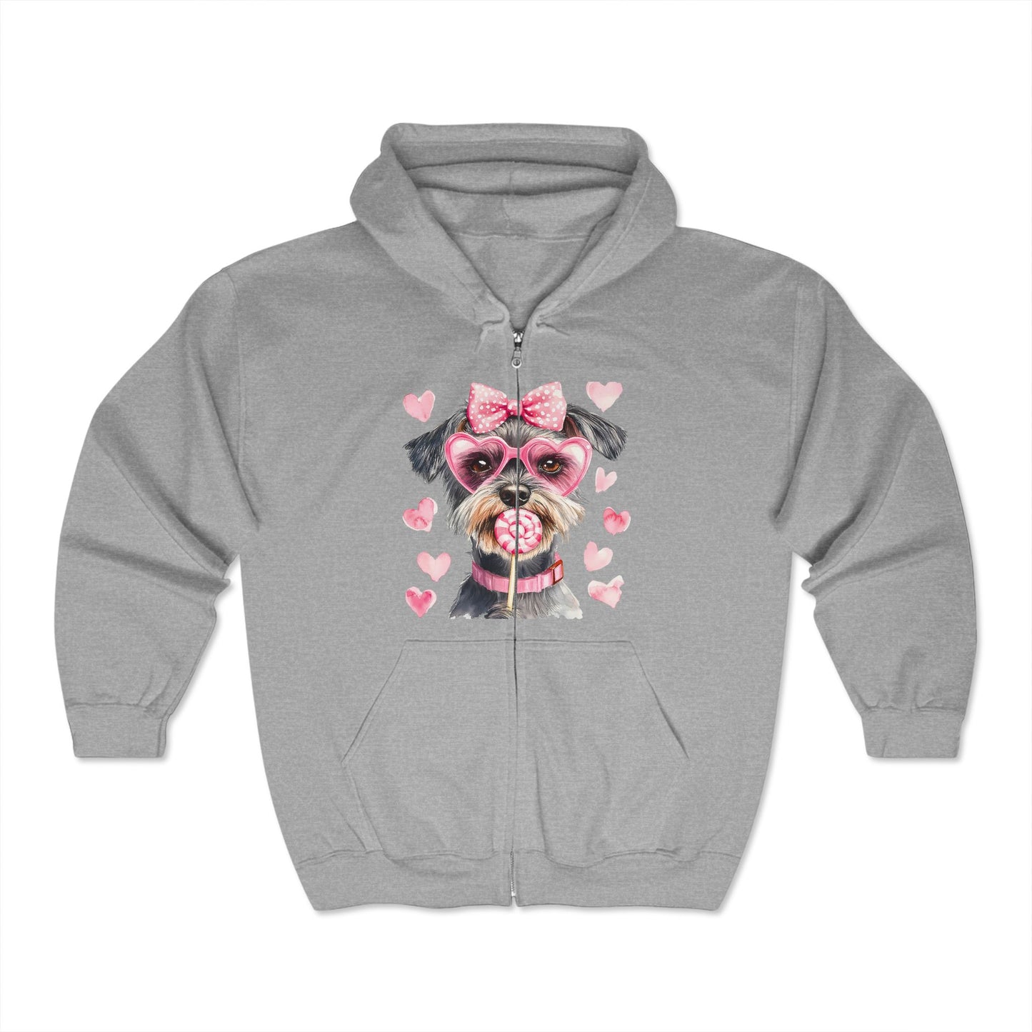 Valentines Unisex Heavy Blend™ Full Zip Hooded Sweatshirt