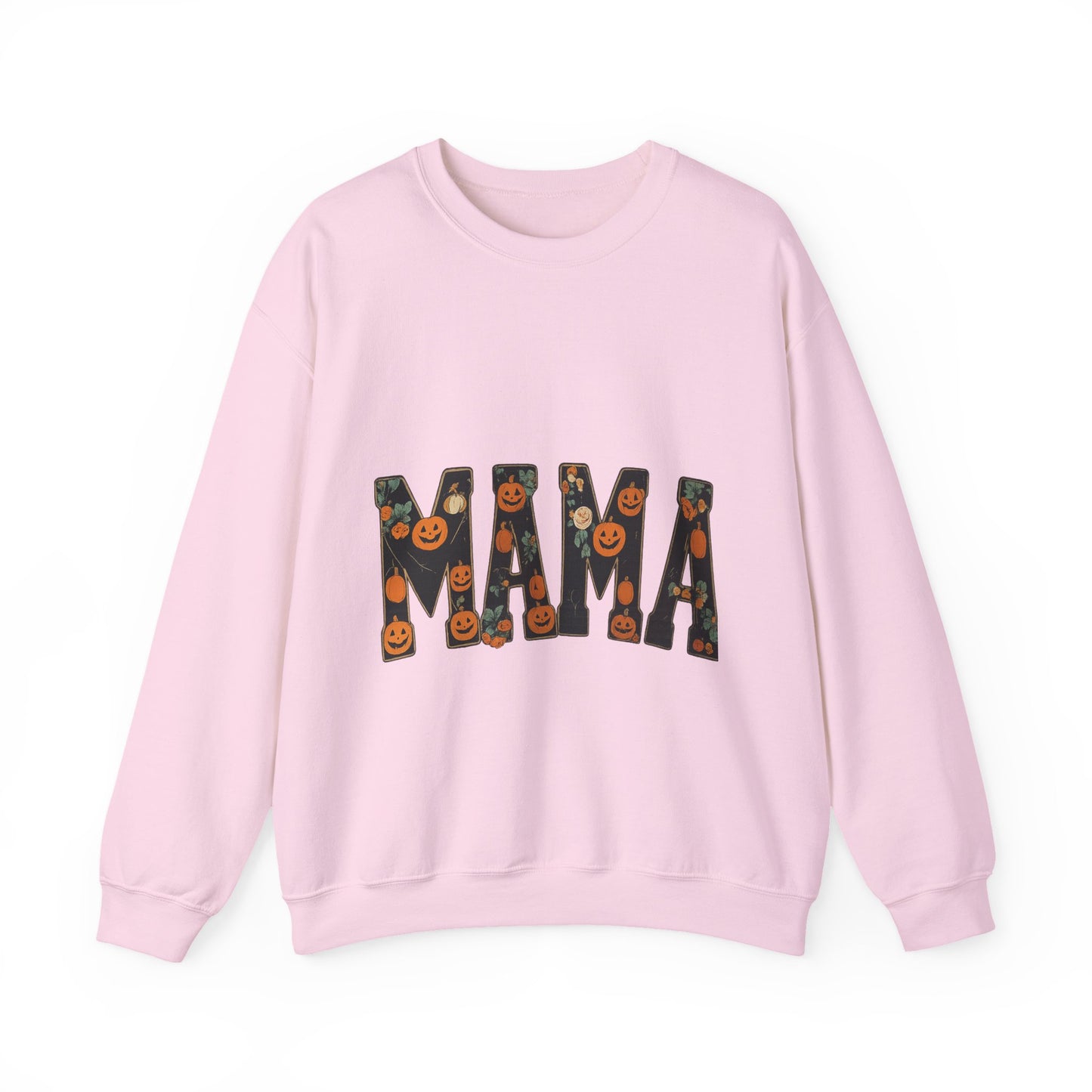 Mama Pumpkin Crewneck Sweatshirt, Fall Fashion, Halloween Gift, Cozy Sweatshirt, Casual Wear, Gift for Moms