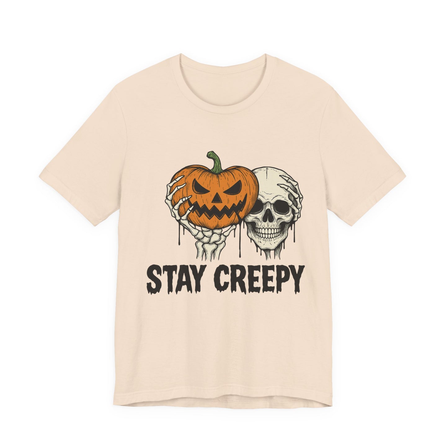 Halloween Graphic Tee - Stay Creepy Unisex Shirt, Fall Fashion, Spooky Halloween Apparel, Casual Wear, Gift for Halloween Lovers
