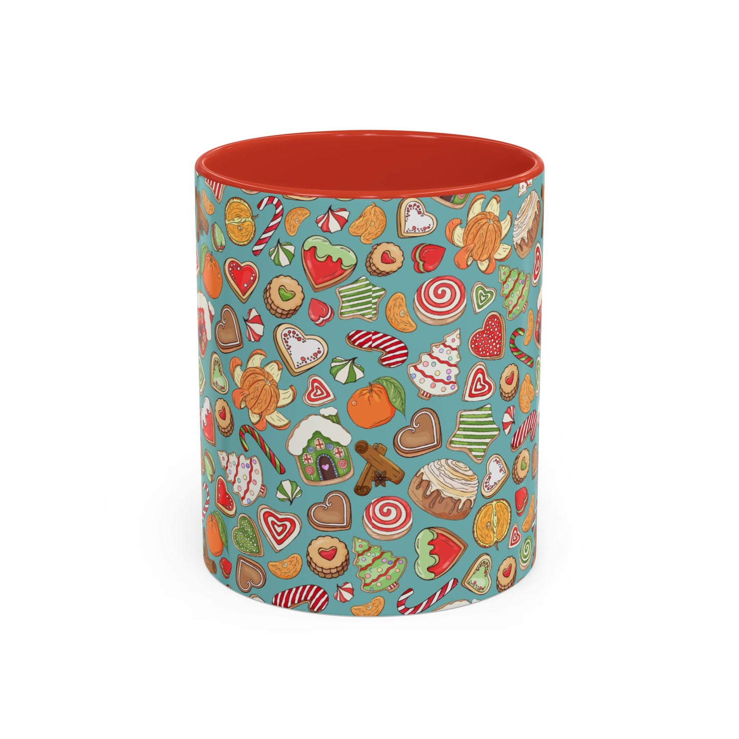 Christmas Accent Coffee Mug (11, 15oz)
