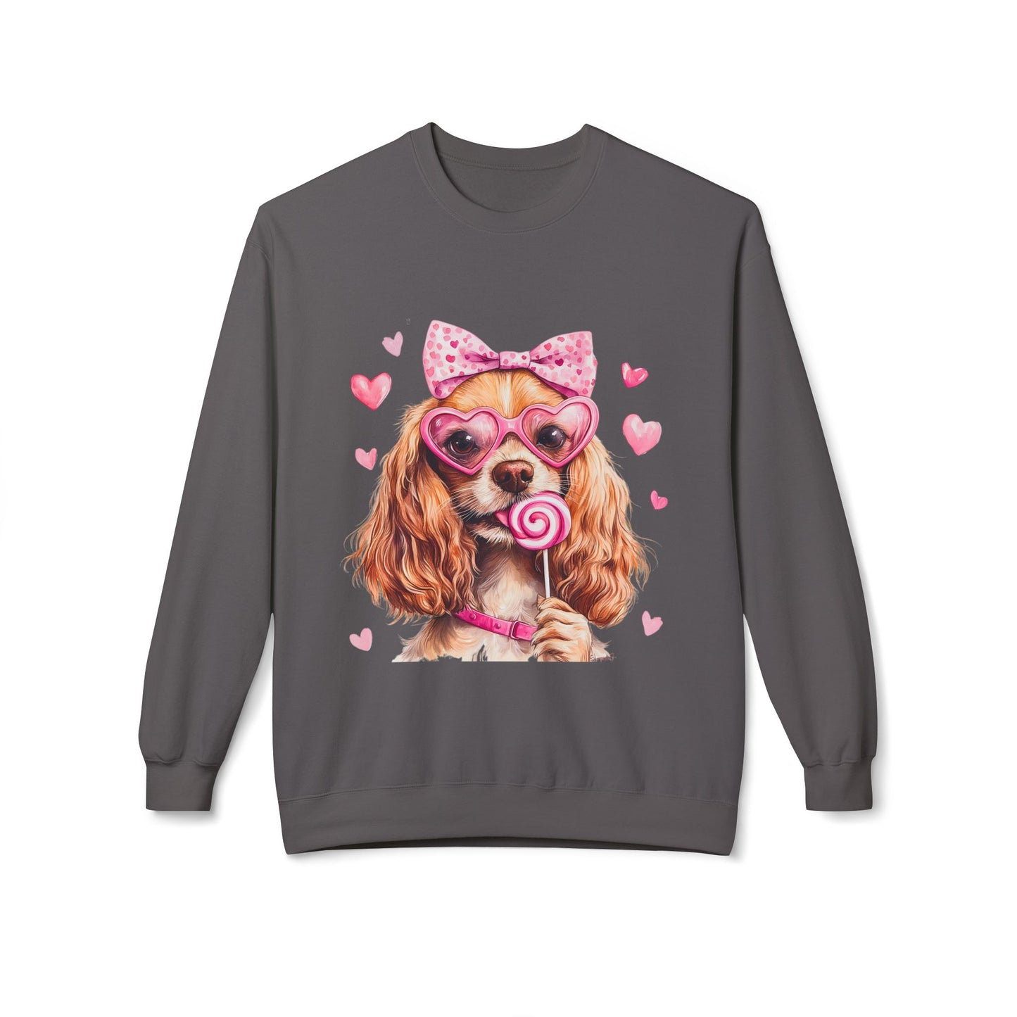 Valentines Unisex Midweight Softstyle Fleece Crewneck Sweatshirt