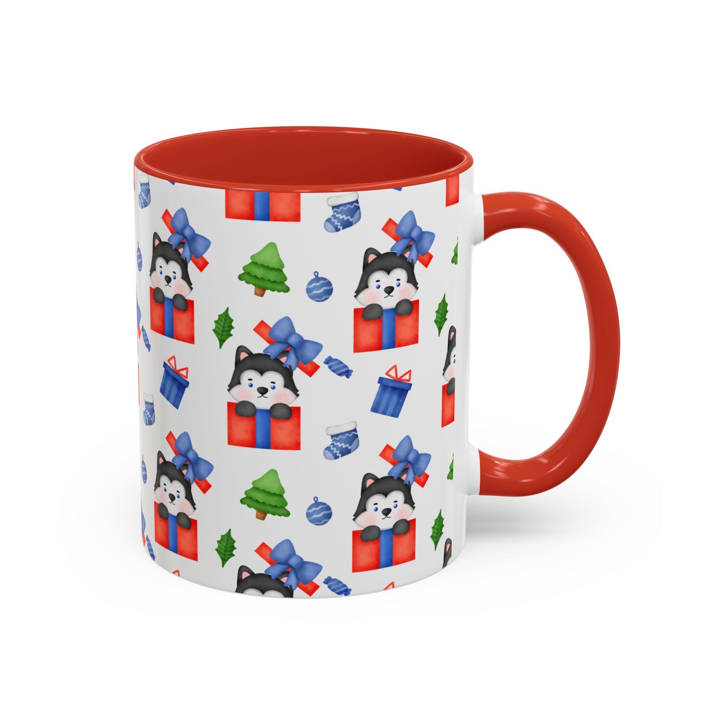 Christmas Accent Coffee Mug (11, 15oz)