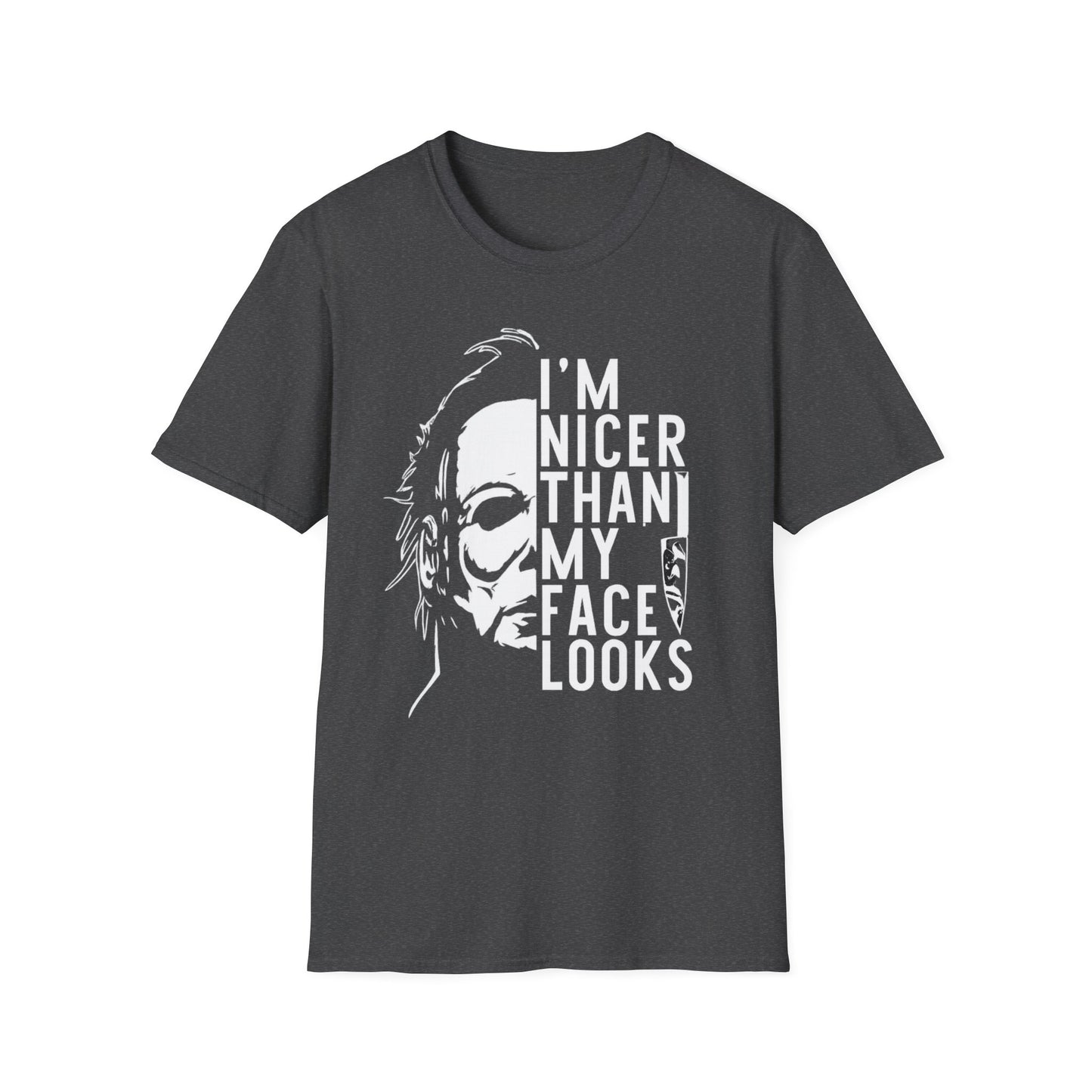 Graphic Horror-Themed Unisex T-Shirt | Perfect Gift for Halloween, Movie Lovers, Casual Wear, Unique Statement Tee
