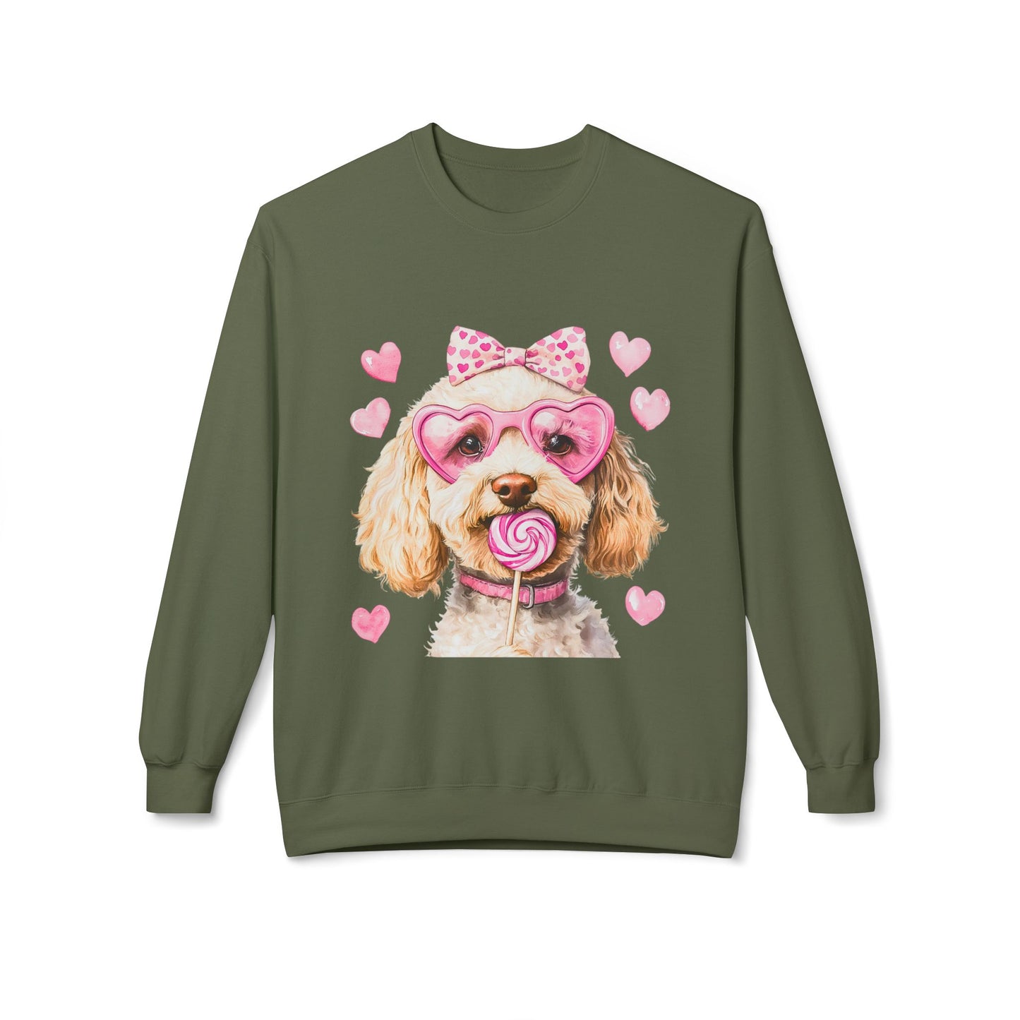 Valentines Unisex Midweight Softstyle Fleece Crewneck Sweatshirt