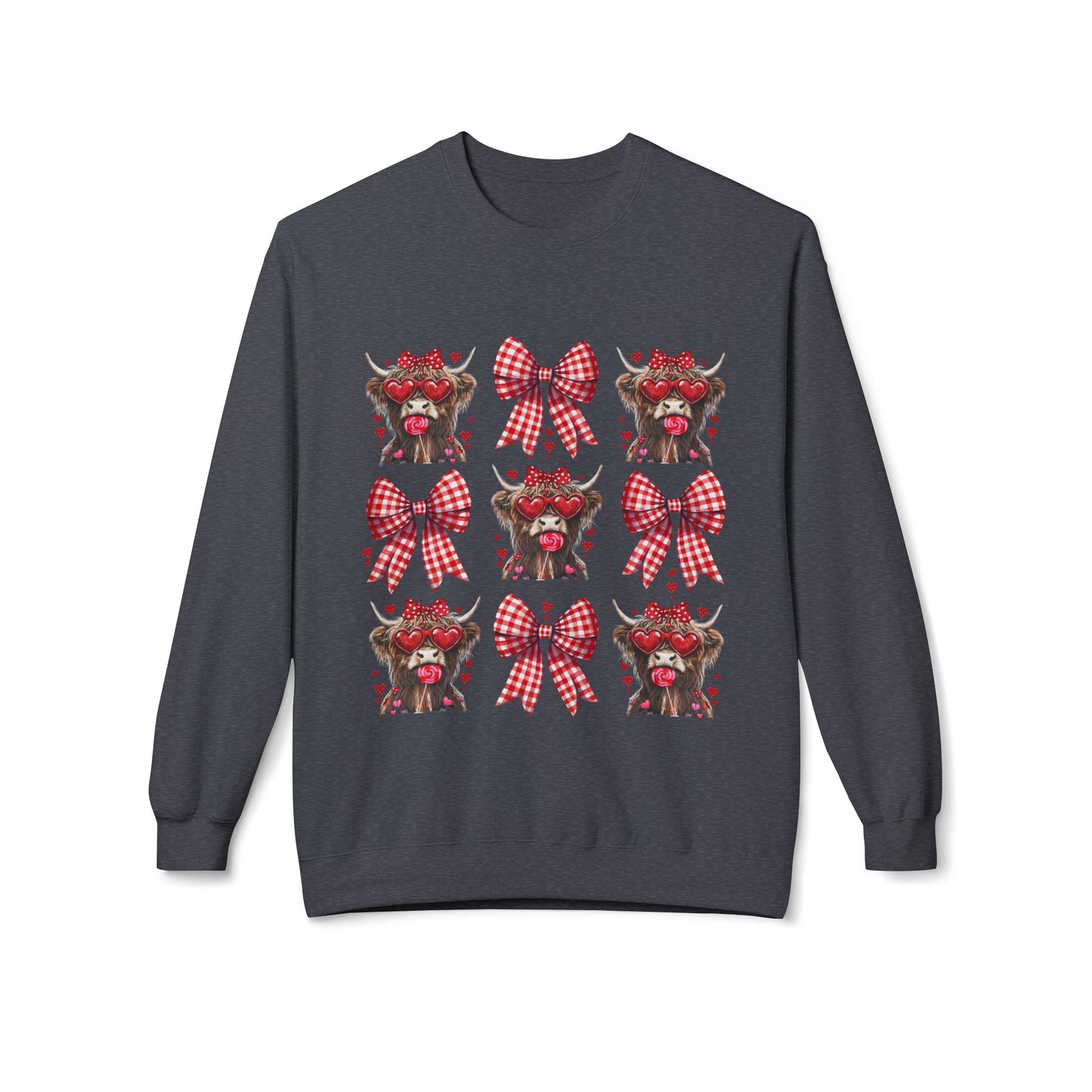 Valentines Unisex Midweight Softstyle Fleece Crewneck Sweatshirt