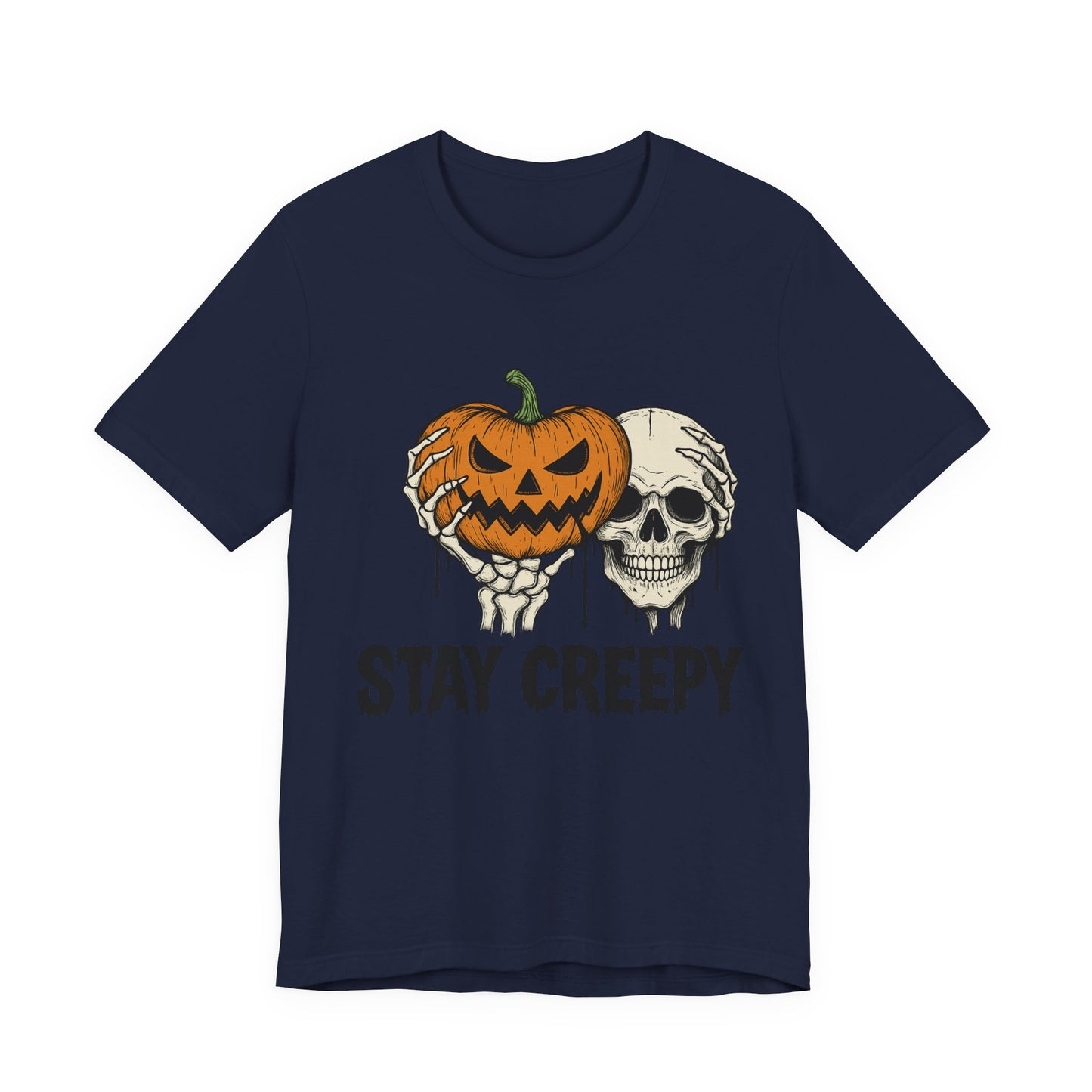 Halloween Graphic Tee - Stay Creepy Unisex Shirt, Fall Fashion, Spooky Halloween Apparel, Casual Wear, Gift for Halloween Lovers