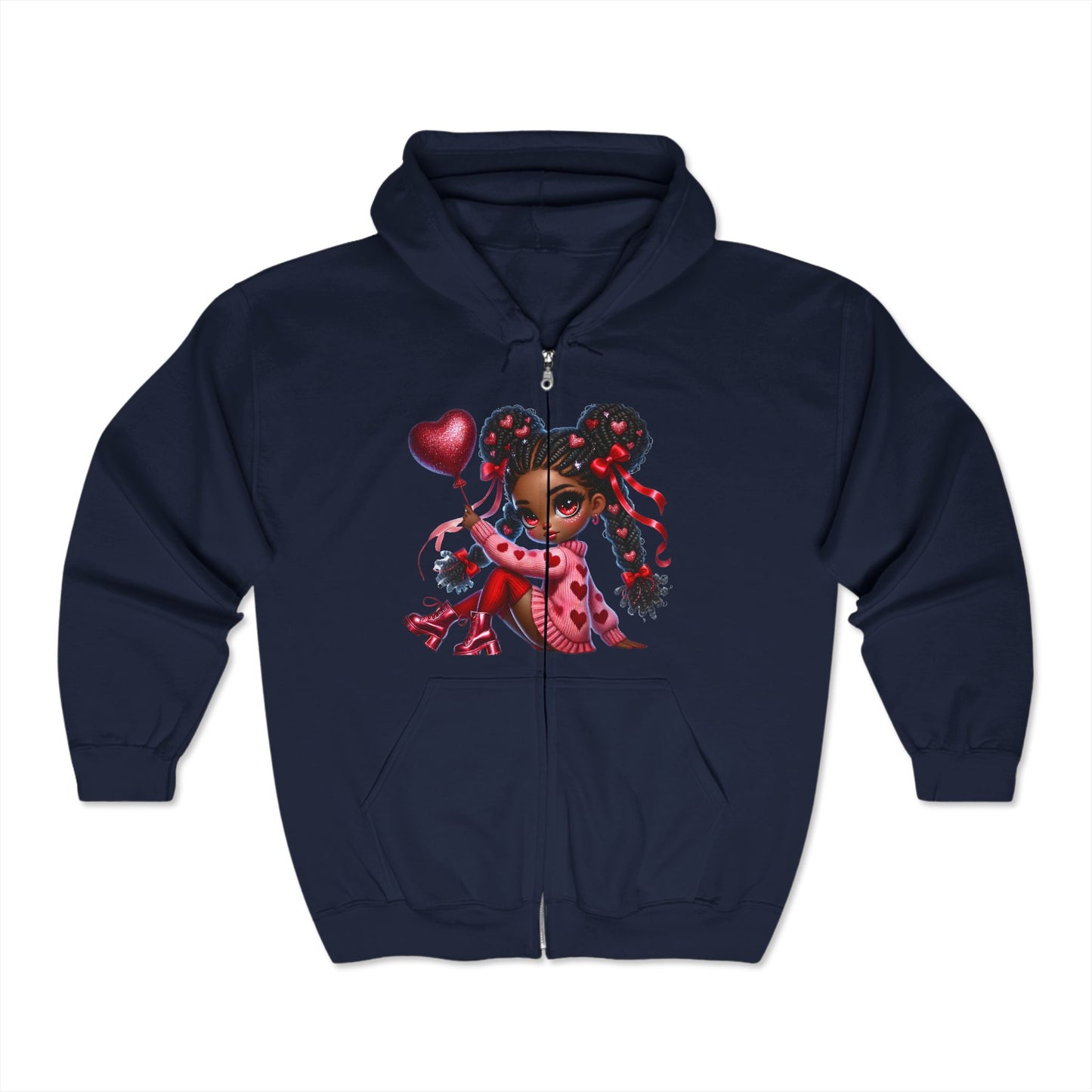 Valentines Unisex Heavy Blend™ Full Zip Hooded Sweatshirt