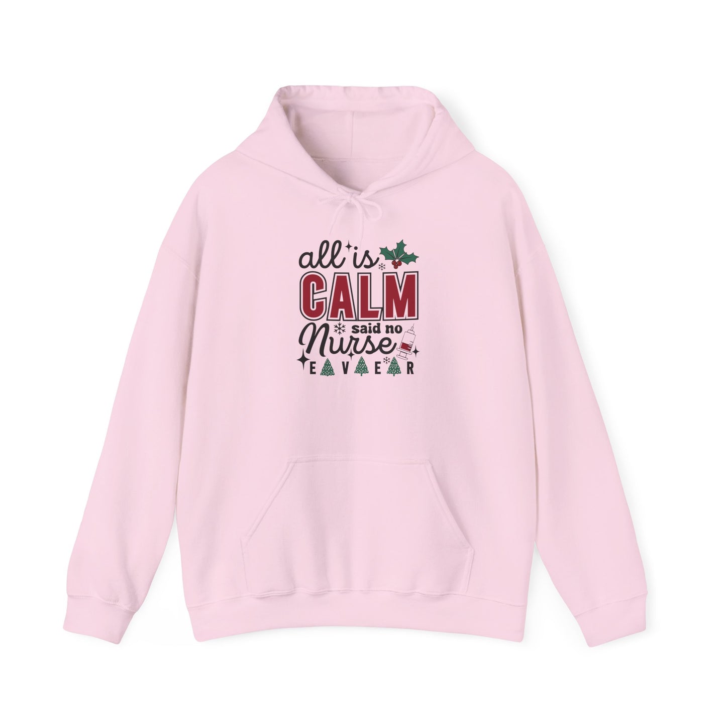Festive Nurse Hooded Hoodie - Cozy Holiday Gift for Nurses - Christmas Apparel, Cute Hoodie, Nurse Life Hoodie, Xmas Gift Idea