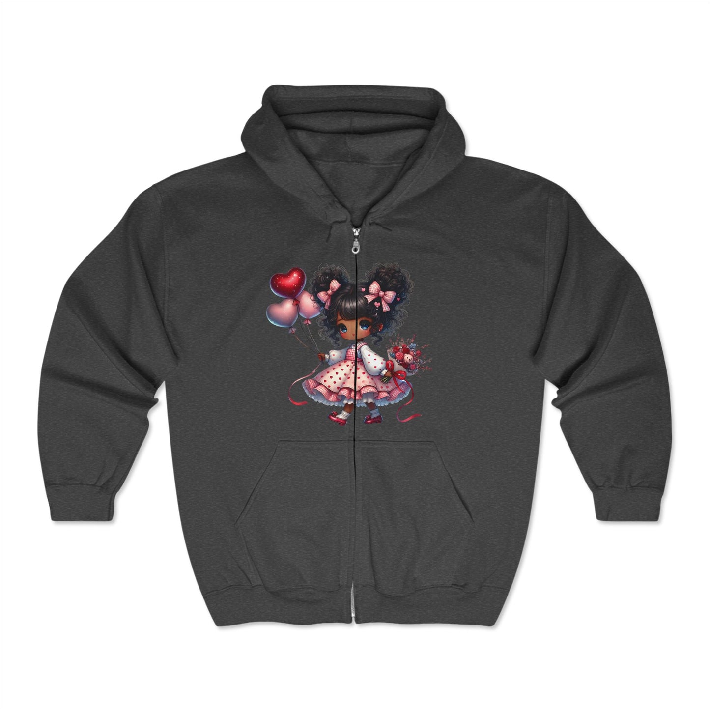 Valentines Unisex Heavy Blend™ Full Zip Hooded Sweatshirt