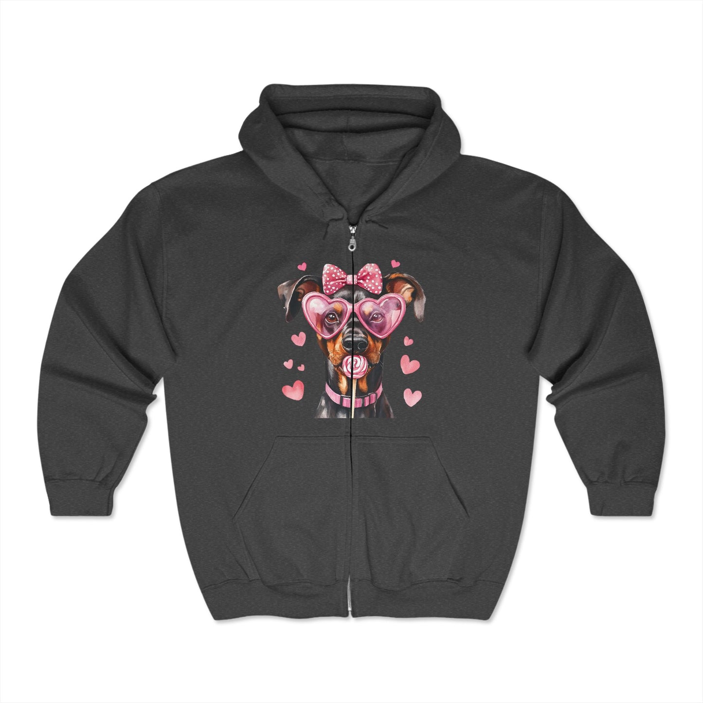 Valentines Unisex Heavy Blend™ Full Zip Hooded Sweatshirt
