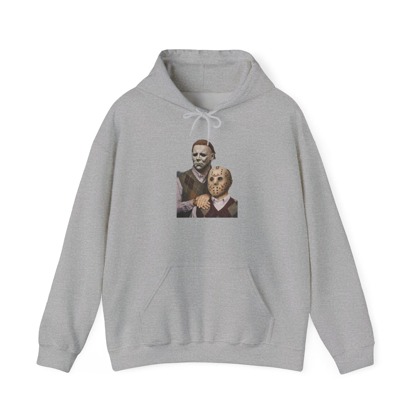 Horror Movie Duo Hoodie | Unisex Hoodie, Cozy Gift for Horror Fans, Halloween Outfit, Movie Night Apparel, Retro Aesthetic