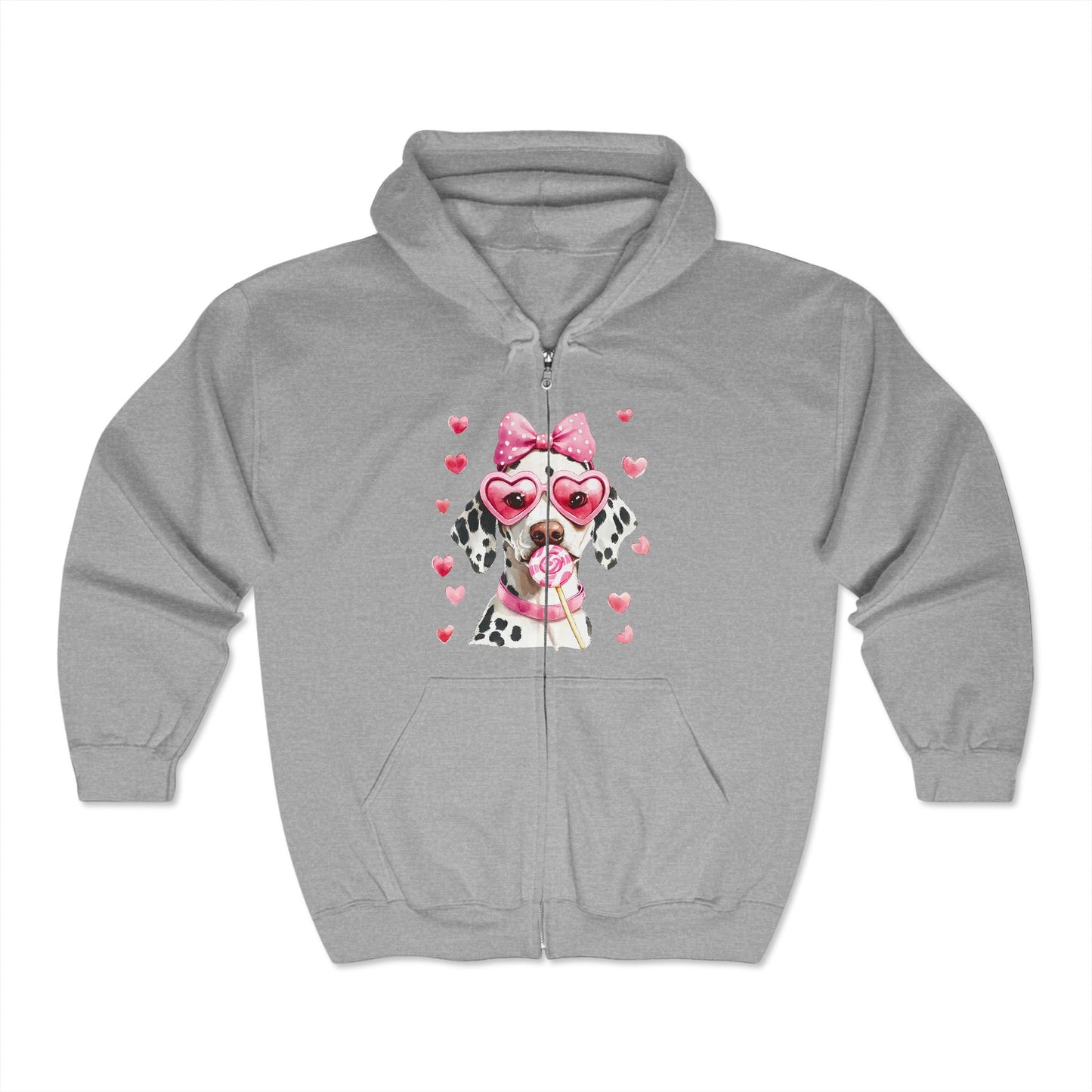 Valentines Unisex Heavy Blend™ Full Zip Hooded Sweatshirt