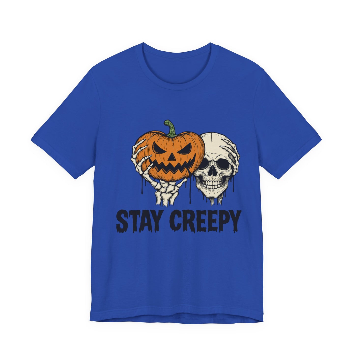 Halloween Graphic Tee - Stay Creepy Unisex Shirt, Fall Fashion, Spooky Halloween Apparel, Casual Wear, Gift for Halloween Lovers