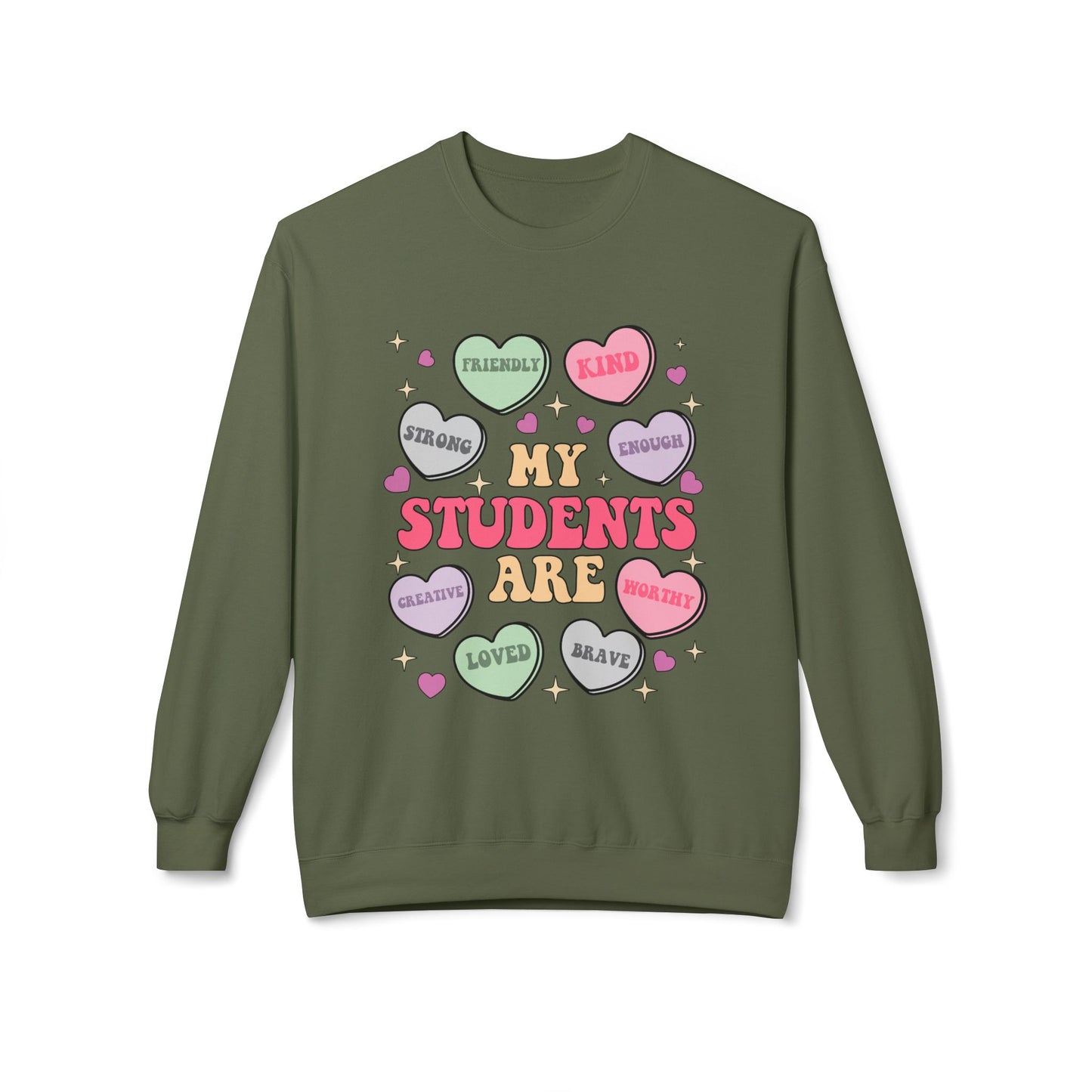 Valentines Unisex Midweight Softstyle Fleece Crewneck Sweatshirt
