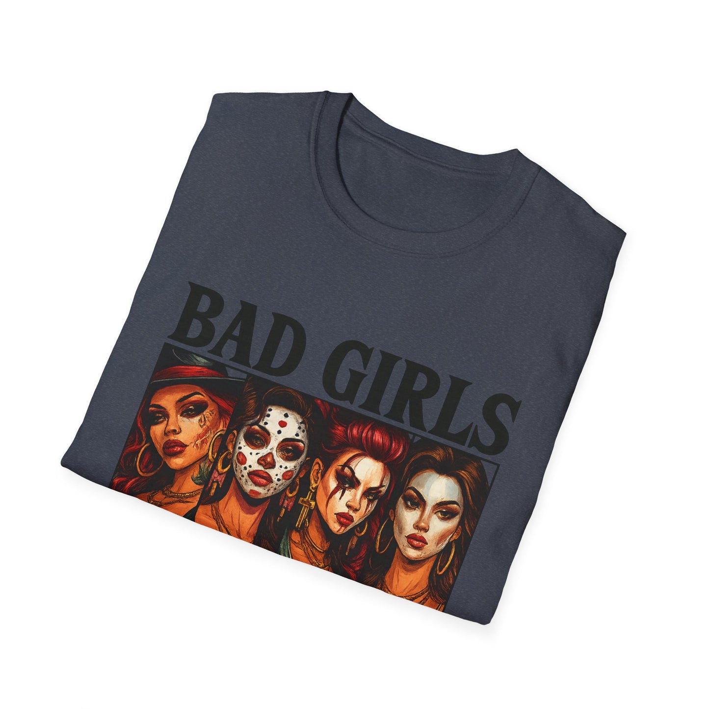 Bad Girls Have More Fun Unisex Softstyle T-Shirt, Trendy Tee, Fun Graphic Shirt, Gift for Women, Casual Wear, Party Outfit