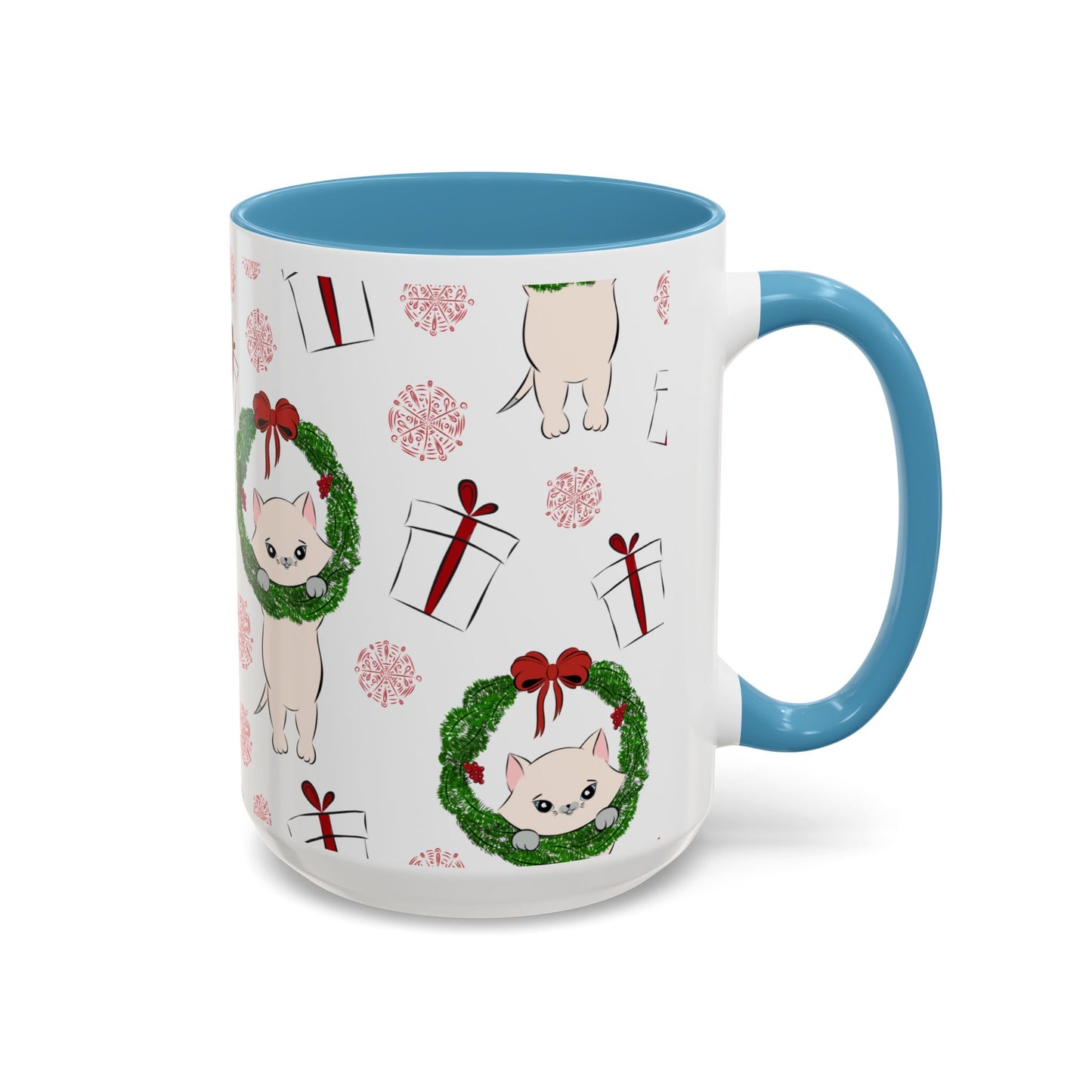 Christmas Accent Coffee Mug (11, 15oz)