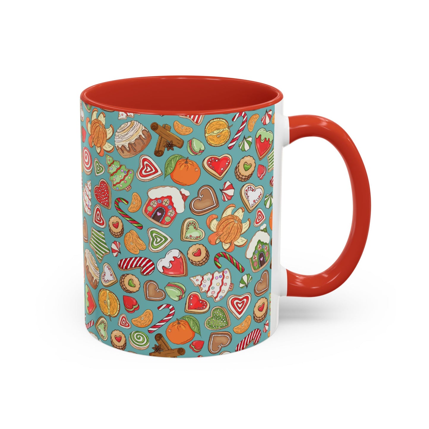 Christmas Accent Coffee Mug (11, 15oz)
