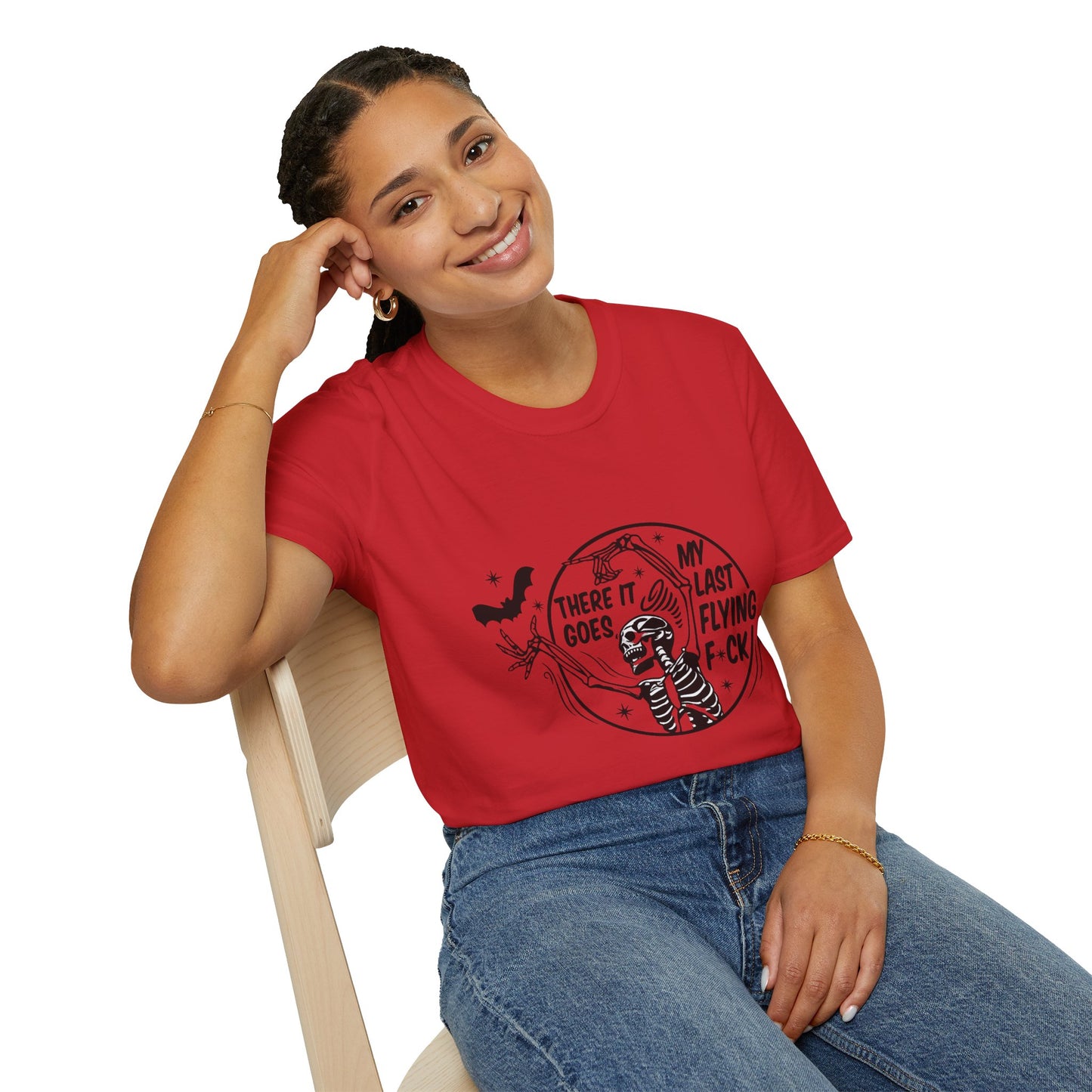 Funny Graphic Tee, There It Goes My Last Flying F*ck Shirt, Casual Wear, Gift for Friends, Relaxed Style, Humor Apparel