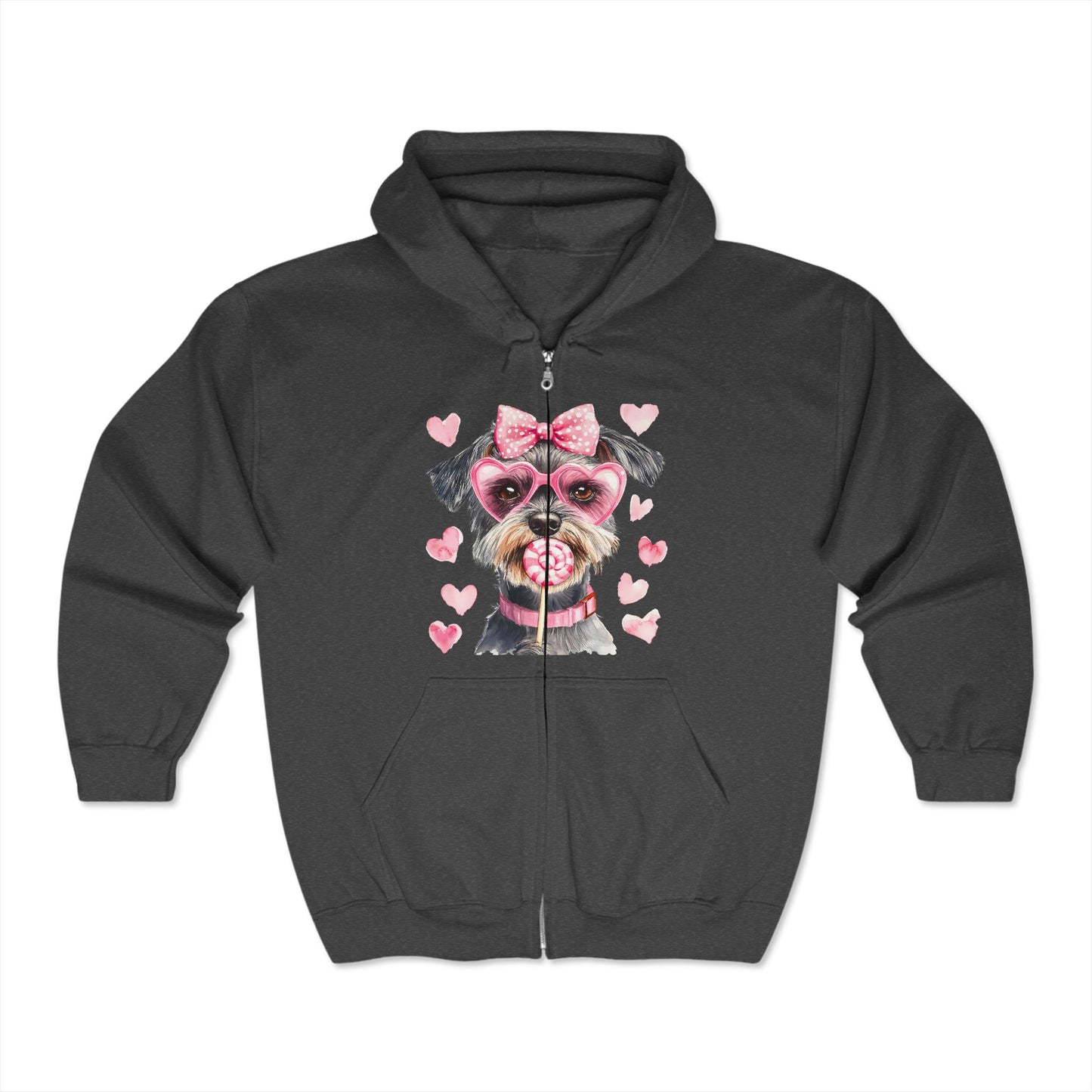 Valentines Unisex Heavy Blend™ Full Zip Hooded Sweatshirt