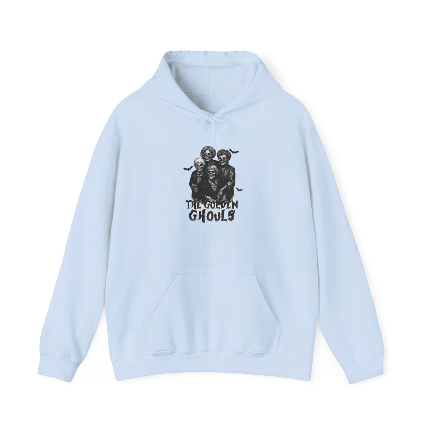 Golden Ghouls Hoodie | Spooktacular Hoodie for Halloween, Cozy Unisex Pullover, Perfect Gift for Ghost Lovers, Fall Apparel