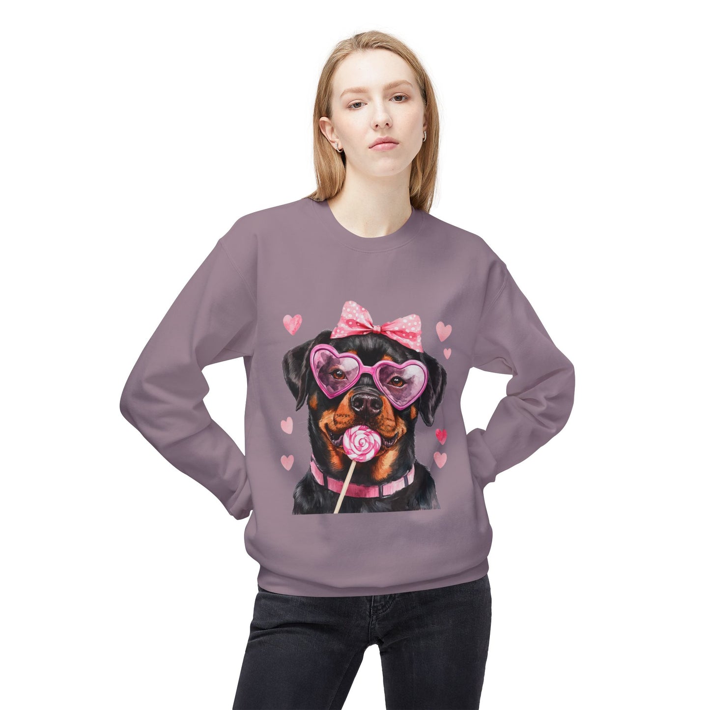Valentines Unisex Midweight Softstyle Fleece Crewneck Sweatshirt
