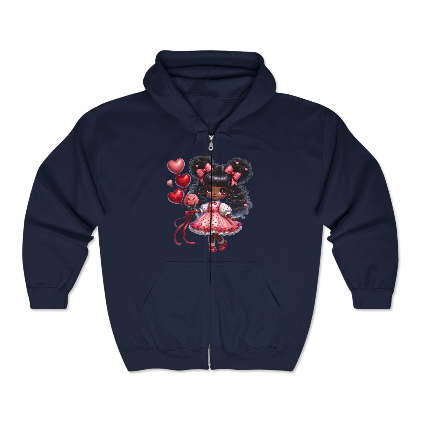 Valentines Unisex Heavy Blend™ Full Zip Hooded Sweatshirt