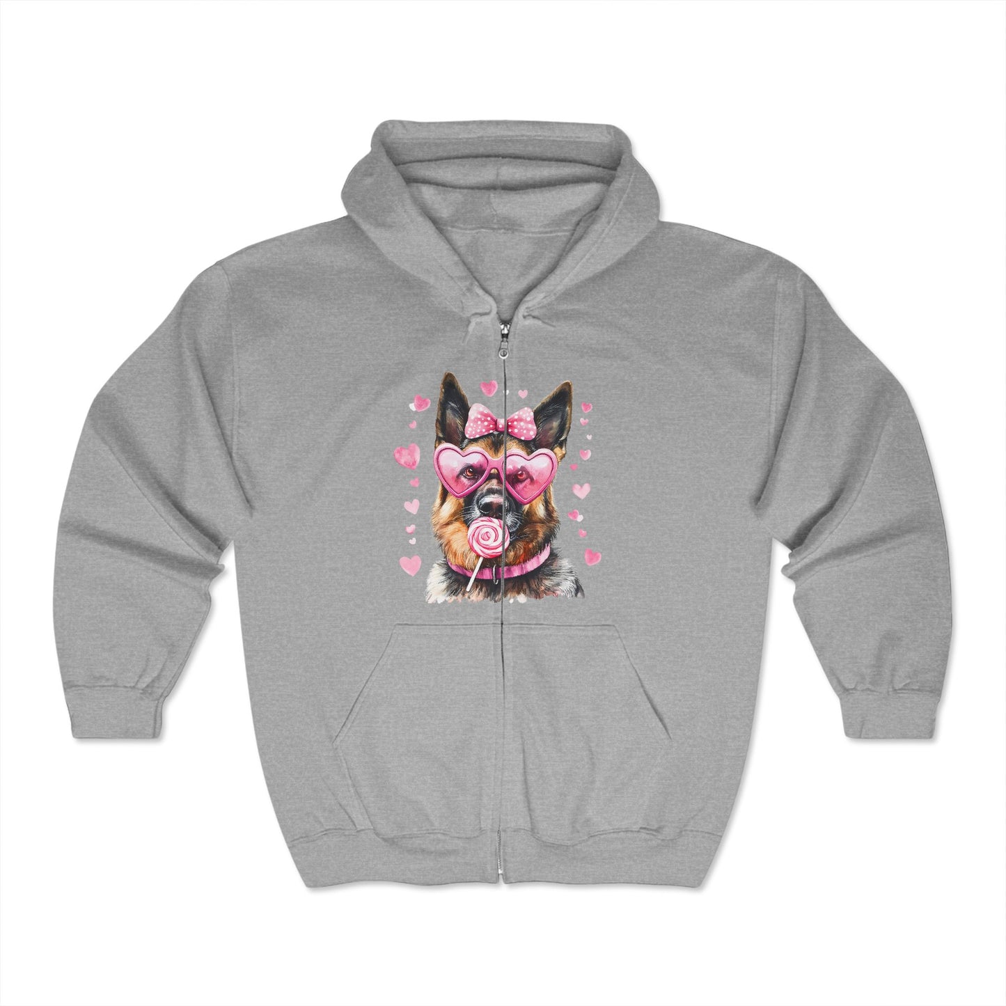 Valentines Unisex Heavy Blend™ Full Zip Hooded Sweatshirt