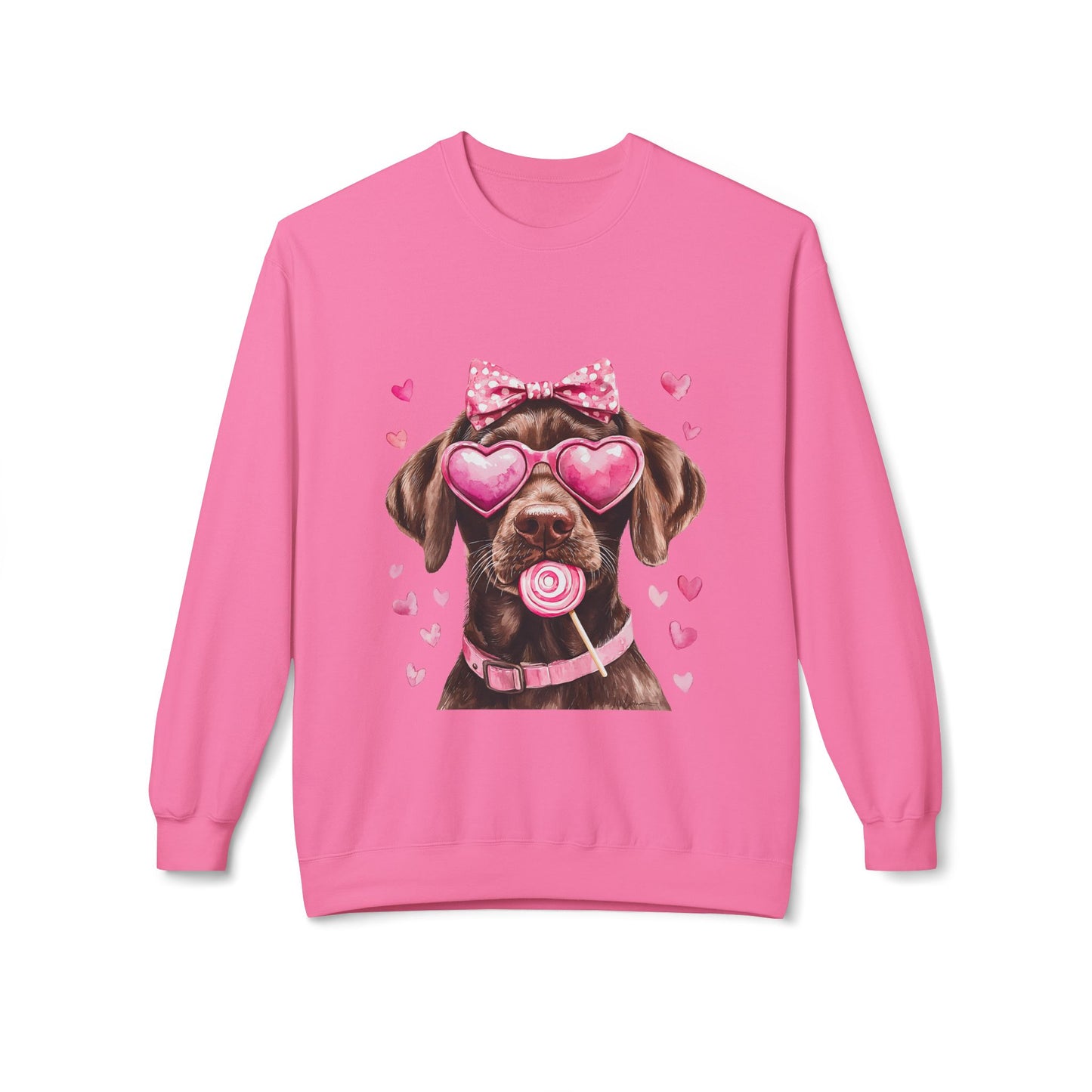 Valentines Unisex Midweight Softstyle Fleece Crewneck Sweatshirt