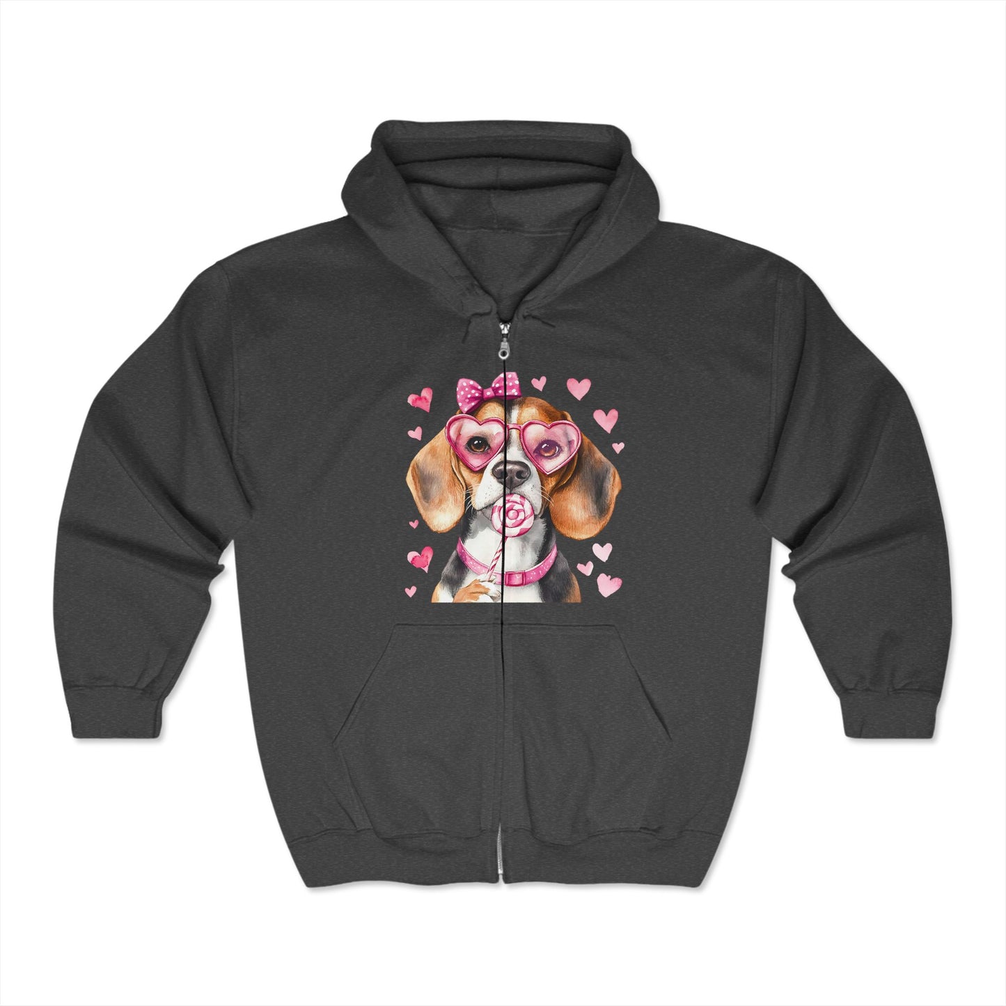 Valentines Unisex Heavy Blend™ Full Zip Hoodies