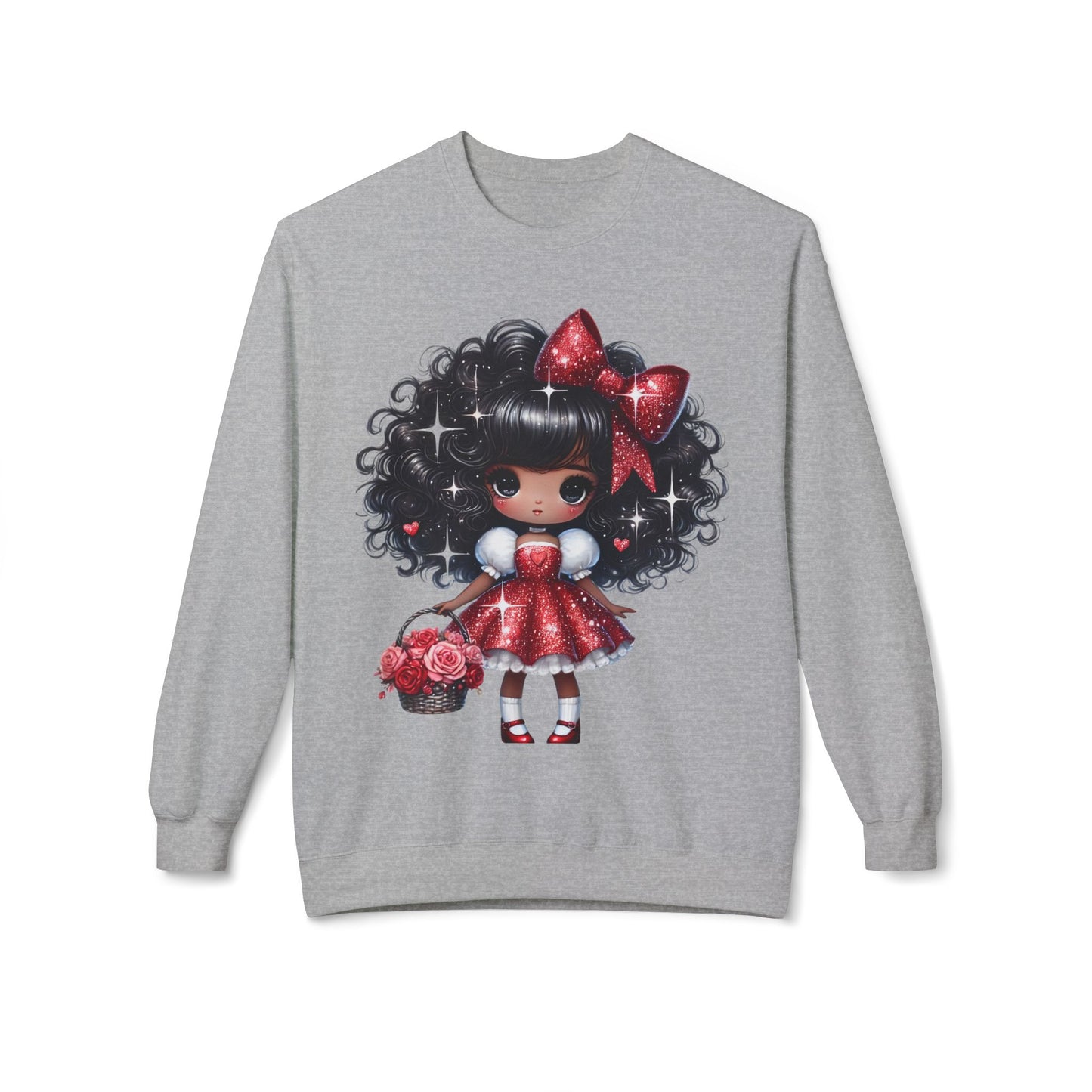 Valentines Unisex Midweight Softstyle Fleece Crewneck Sweatshirt
