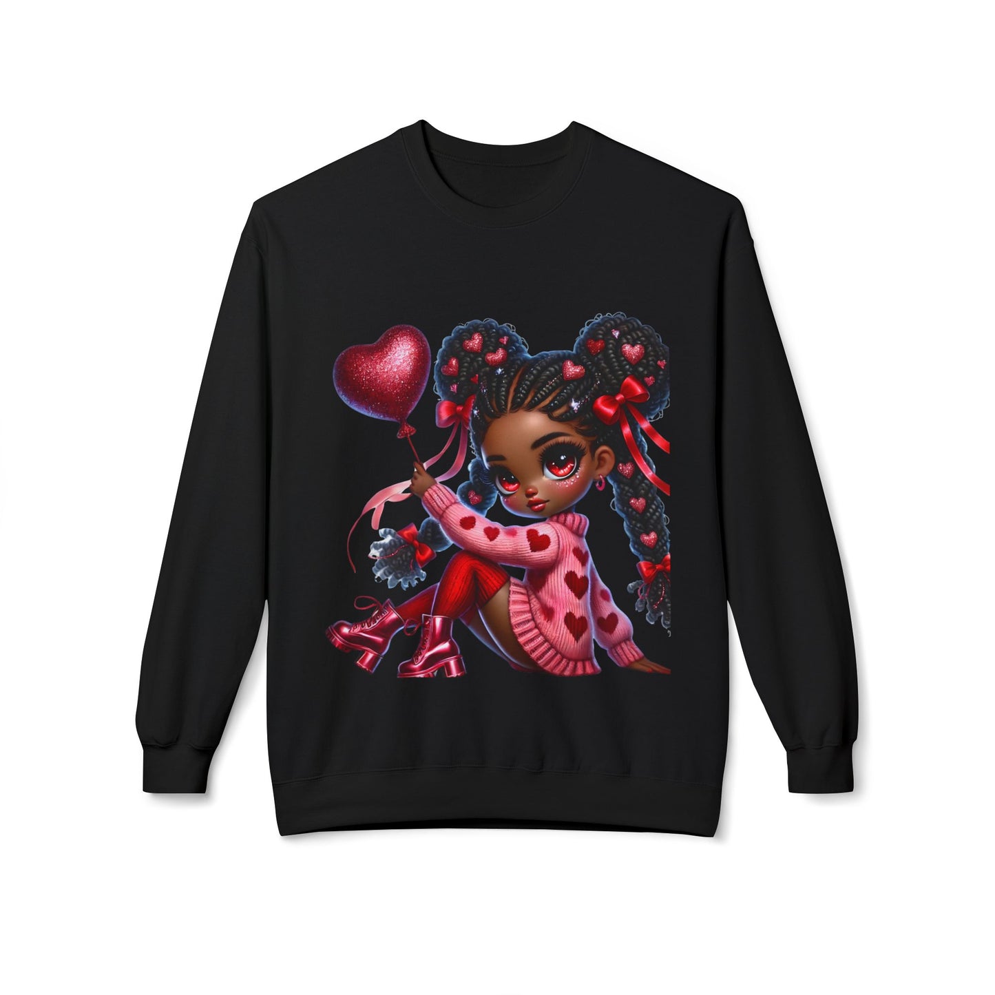Valentines Unisex Midweight Softstyle Fleece Crewneck Sweatshirt