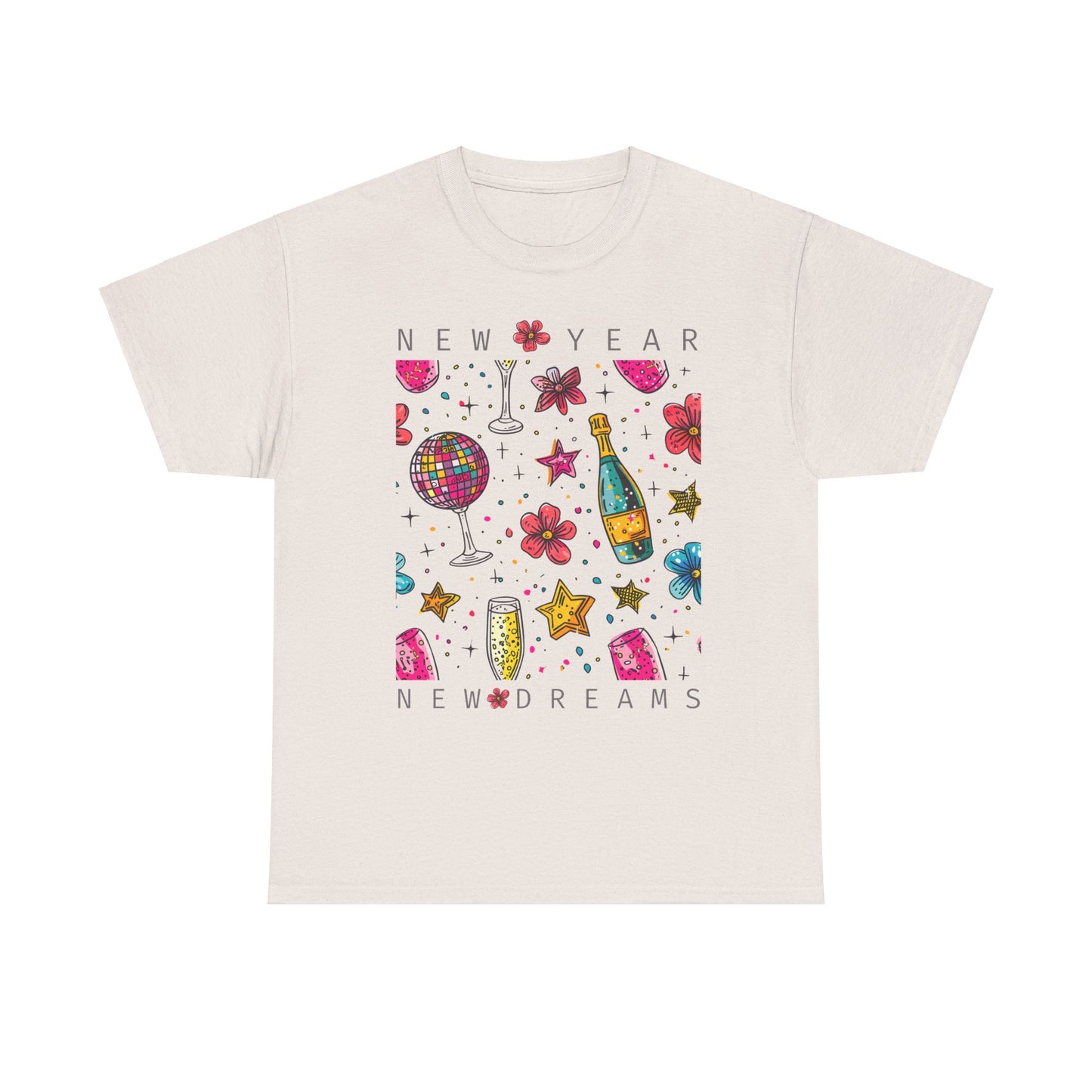 New Year Unisex Heavy Cotton Tee