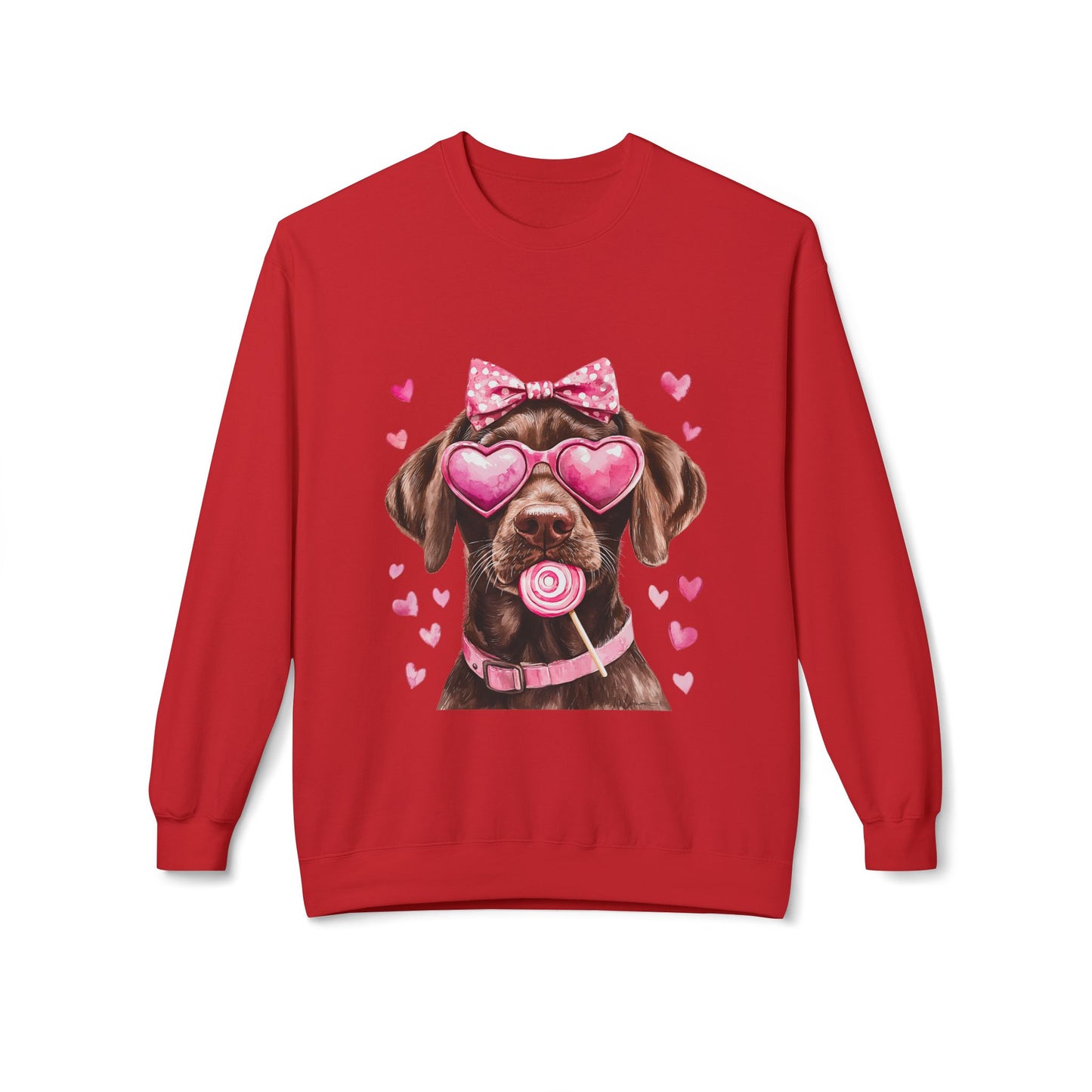 Valentines Unisex Midweight Softstyle Fleece Crewneck Sweatshirt