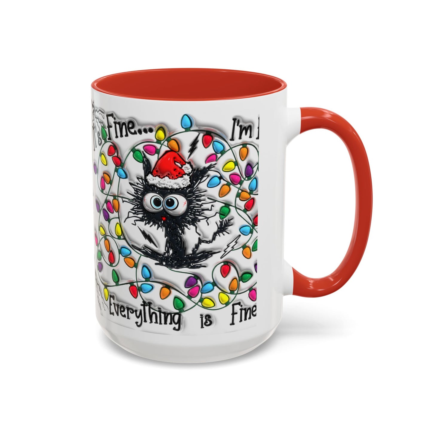 Christmas Accent Coffee Mug (11, 15oz)