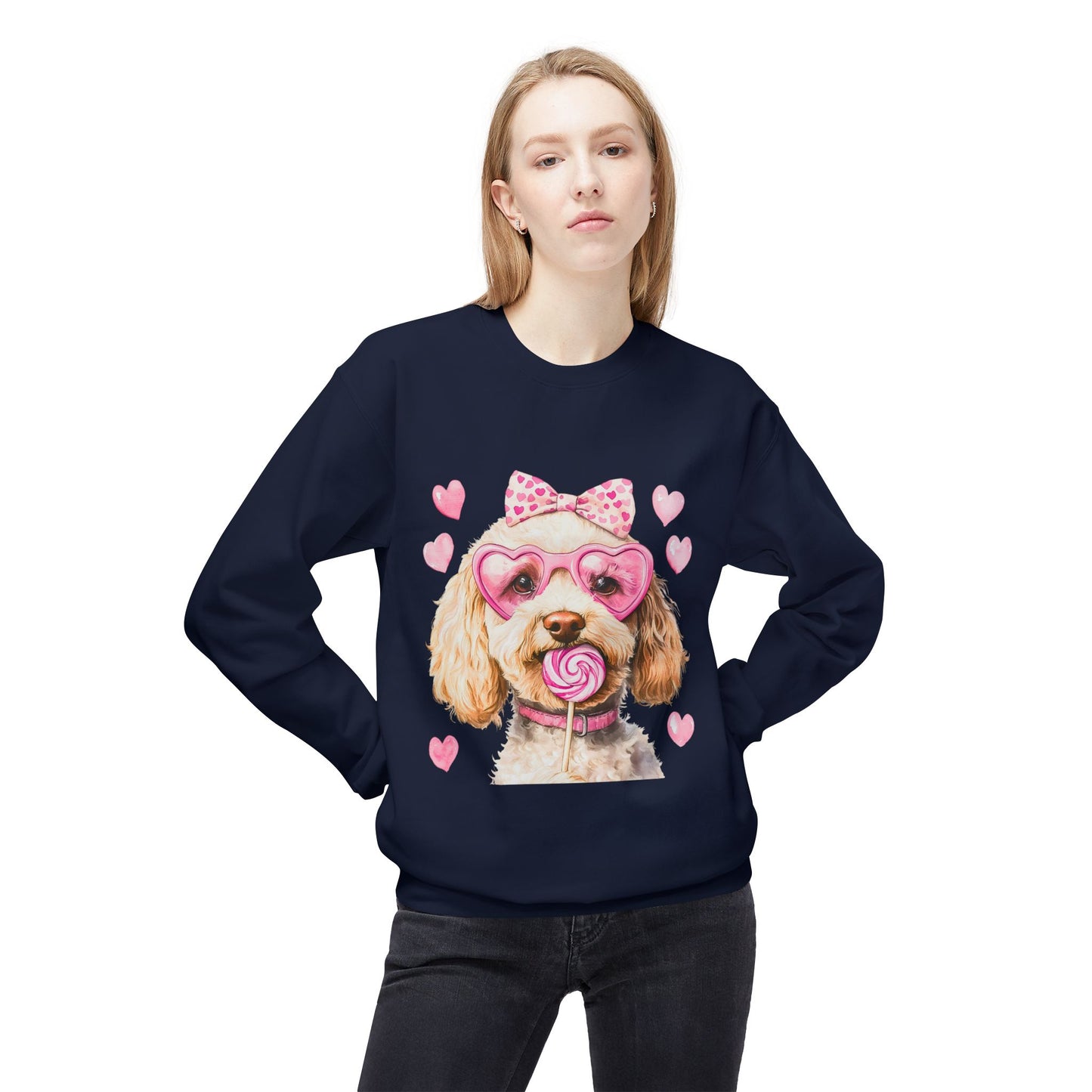 Valentines Unisex Midweight Softstyle Fleece Crewneck Sweatshirt