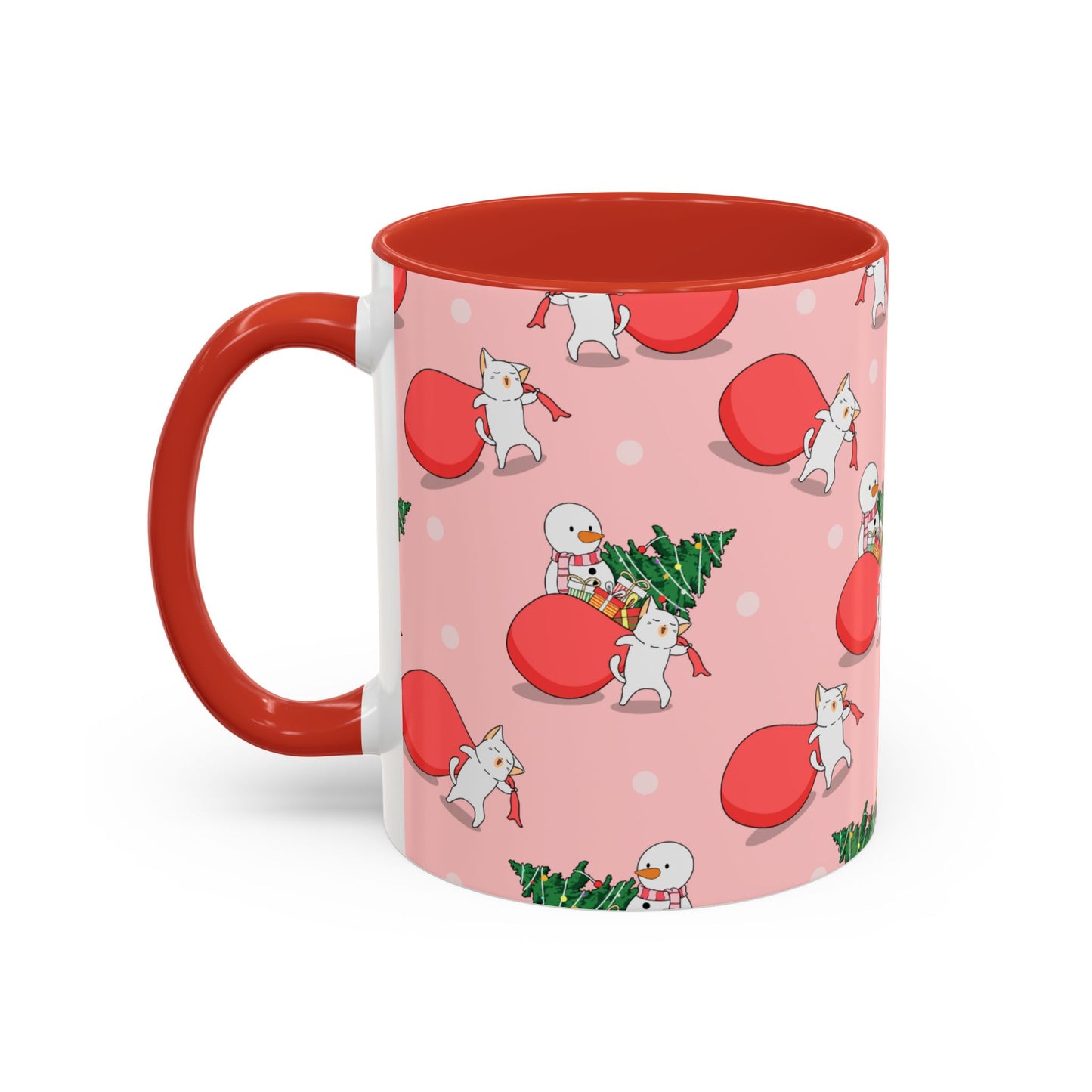 Christmas Accent Coffee Mug (11, 15oz)