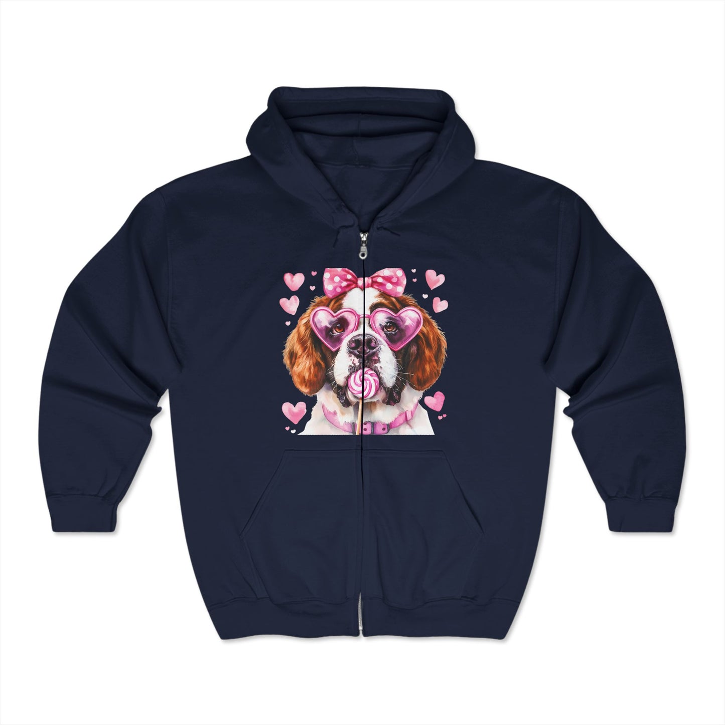 Valentines Unisex Heavy Blend™ Full Zip Hooded Sweatshirt