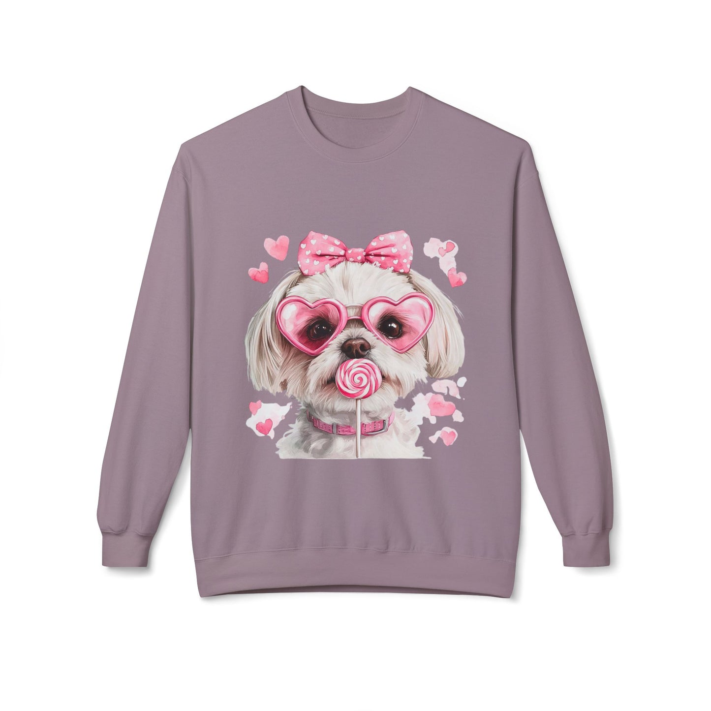 Valentines Unisex Midweight Softstyle Fleece Crewneck Sweatshirt
