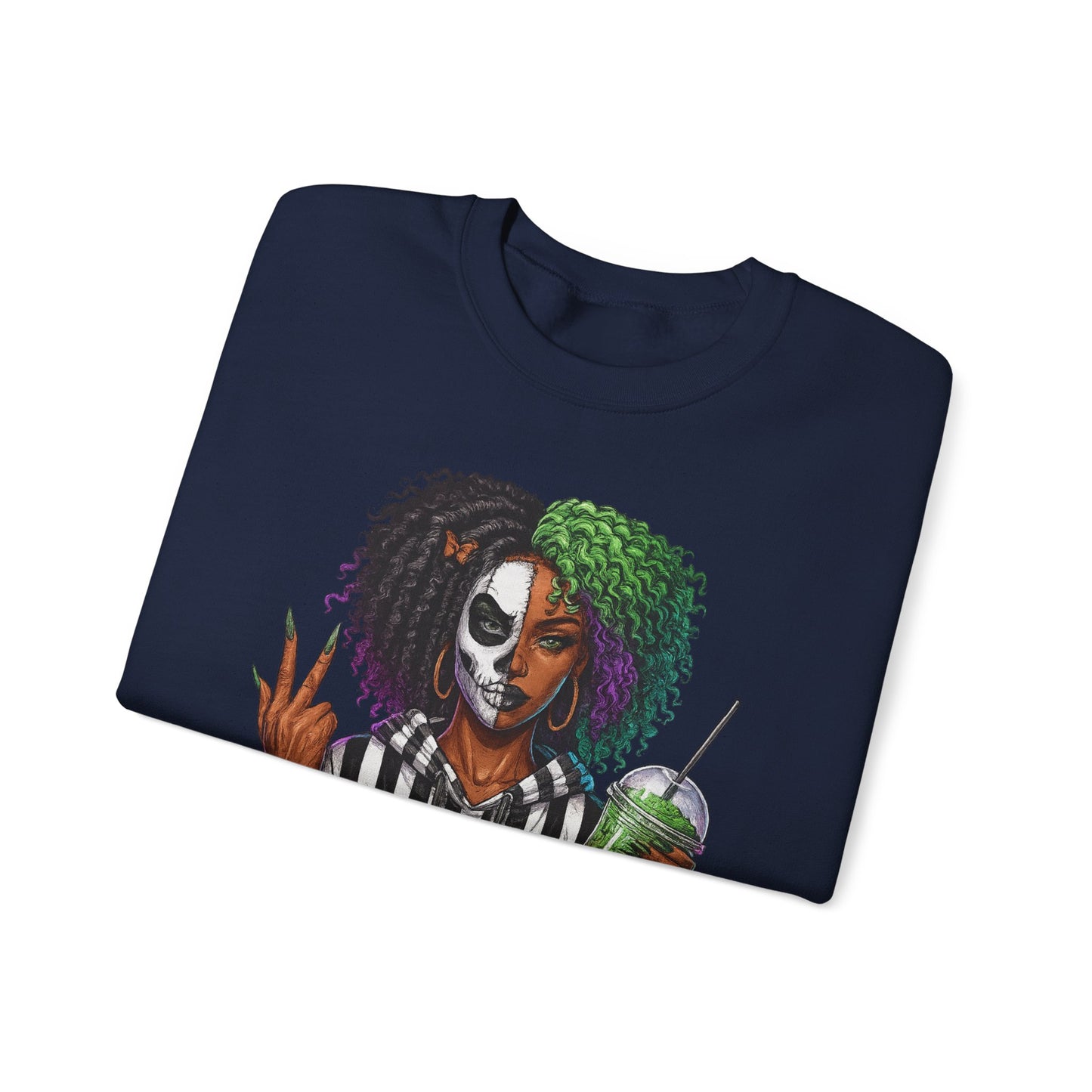 Vibrant Graphic Sweatshirt - Perfect for Creative Souls | Comfy Crewneck | Gift for Moms, Halloween, Trendy Outfits, Streetwear, Art Lovers