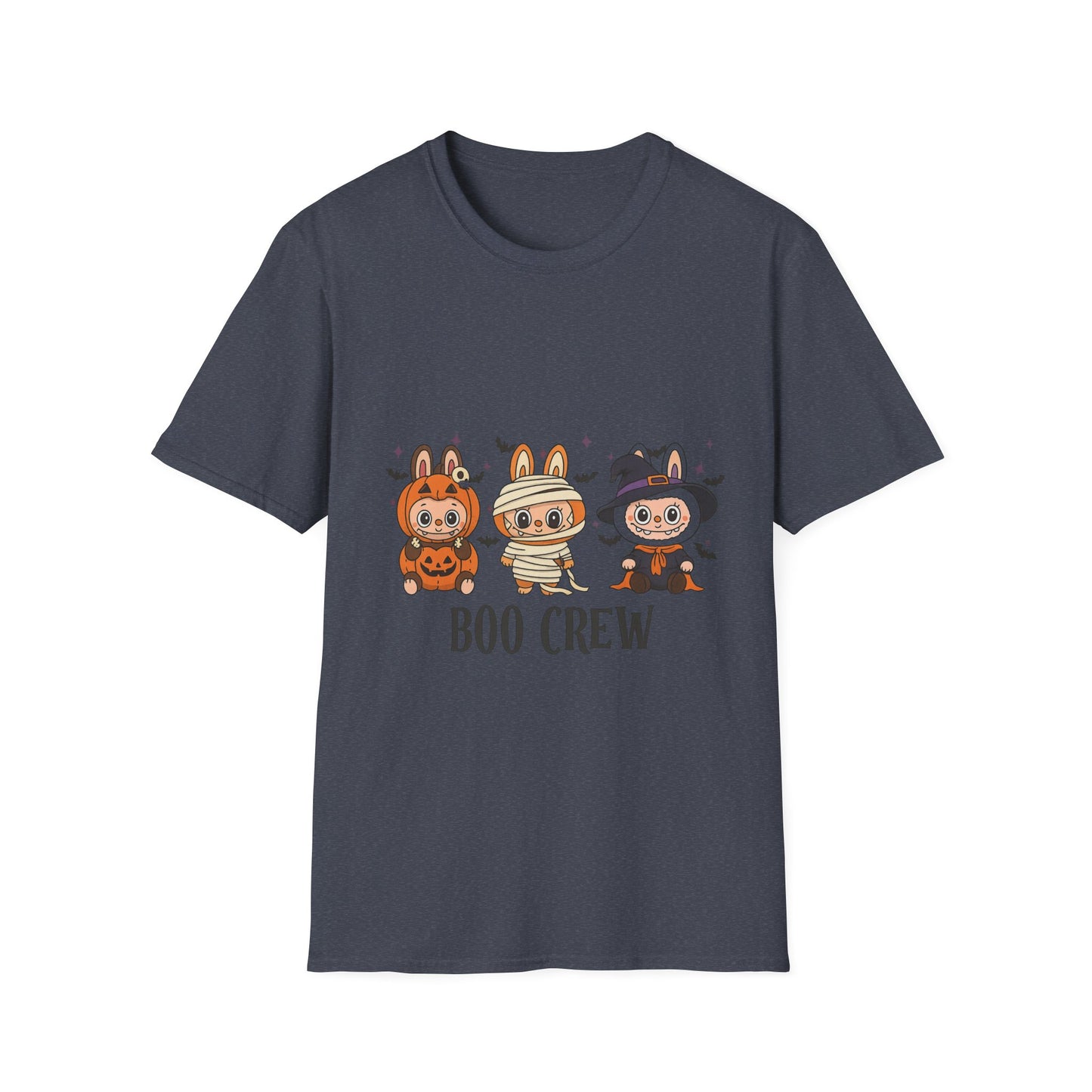 Boo Crew Halloween T-Shirt, Unisex Softstyle Tee, Cute Halloween Shirt, Fall Festival Apparel, Spooky Season Gift, Trick or Treat Top