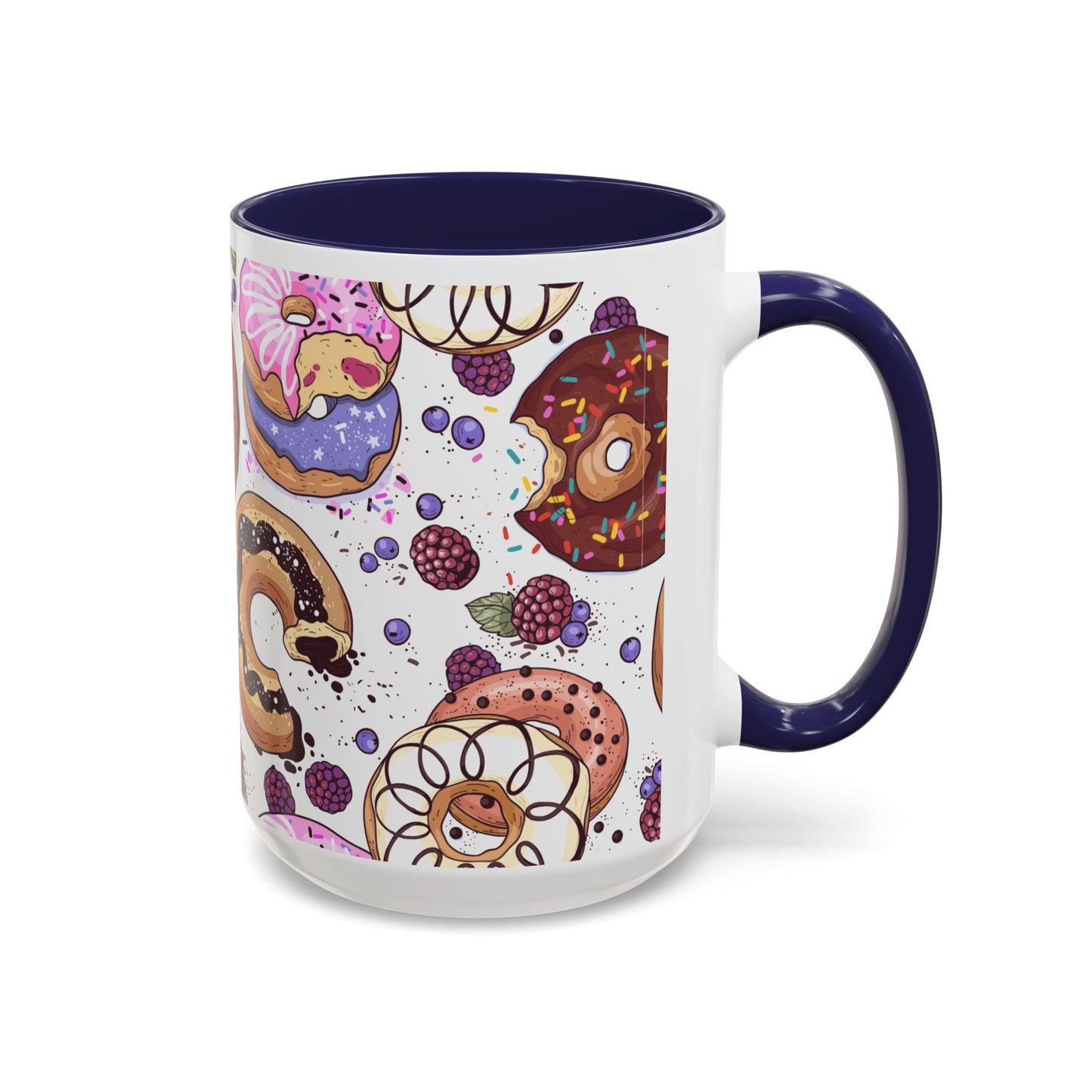 Doughnut Accent Coffee Mug (11, 15oz)