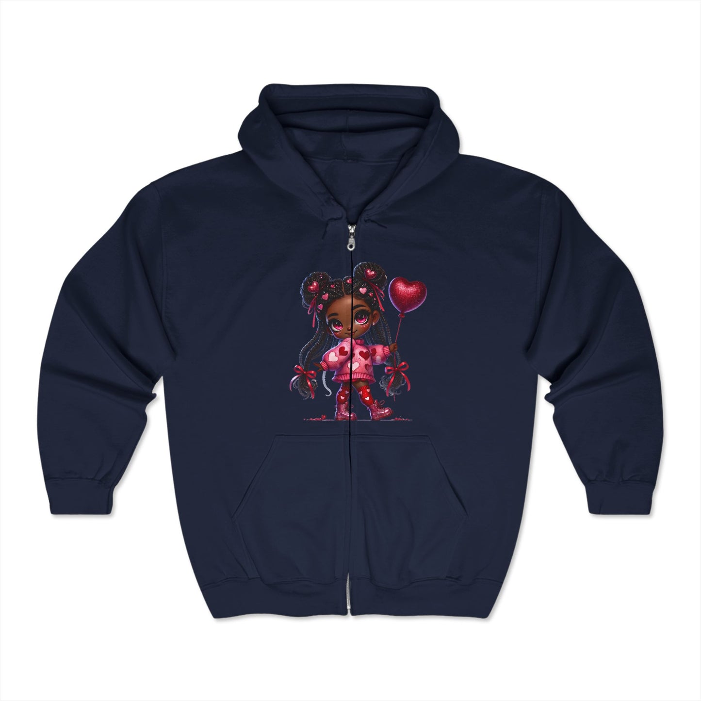 Valentines Unisex Heavy Blend™ Full Zip Hooded Sweatshirt