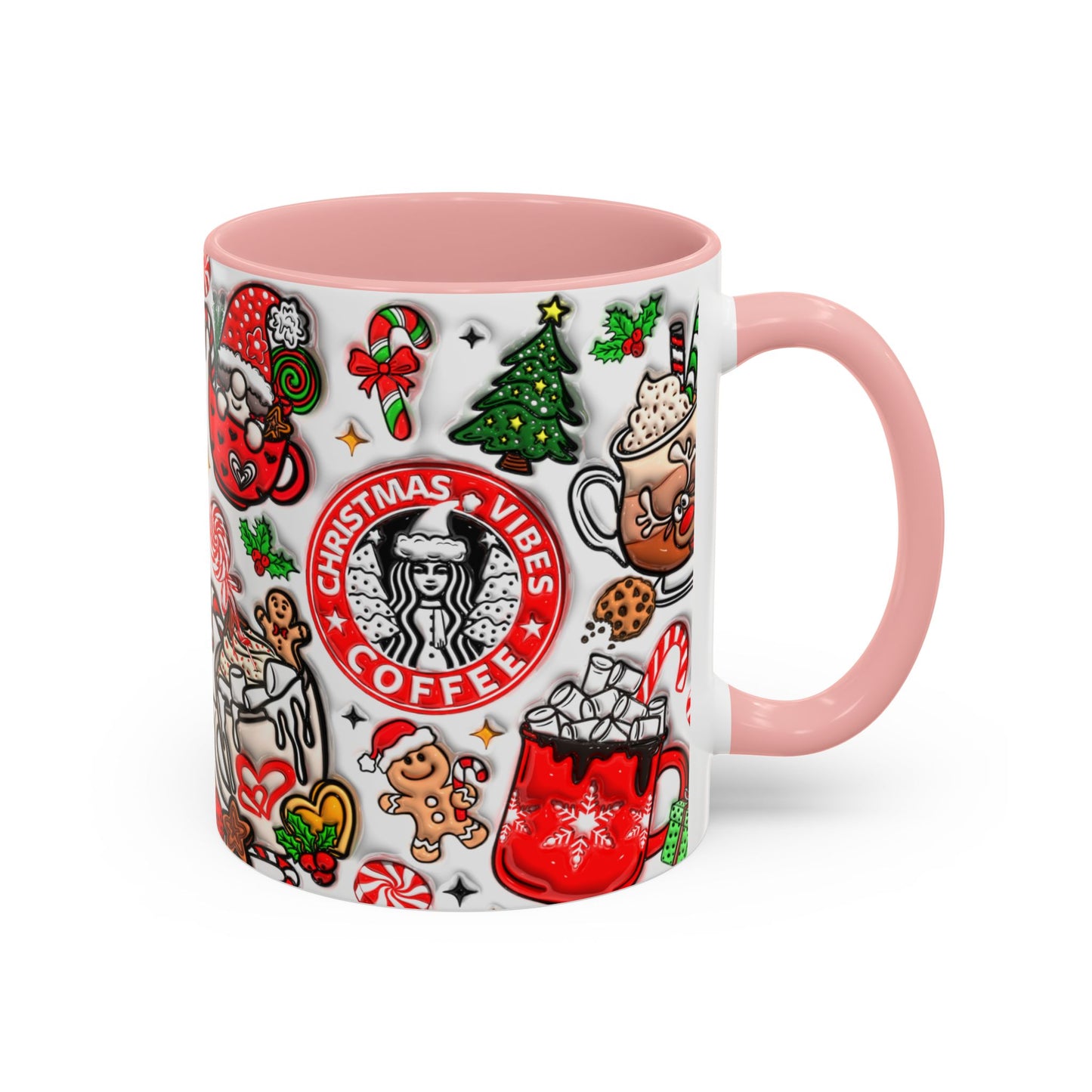 Christmas Accent Coffee Mug (11, 15oz)