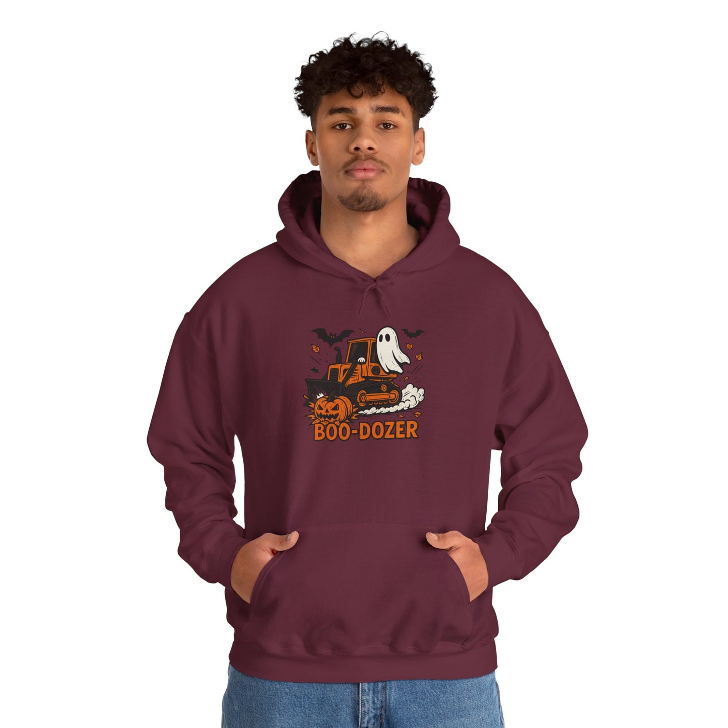 Halloween Ghostly Train Hoodie, Cozy Fall Hoodie, Unisex Hoodie, Spooky Holiday Gift, Comfortable Everyday Wear
